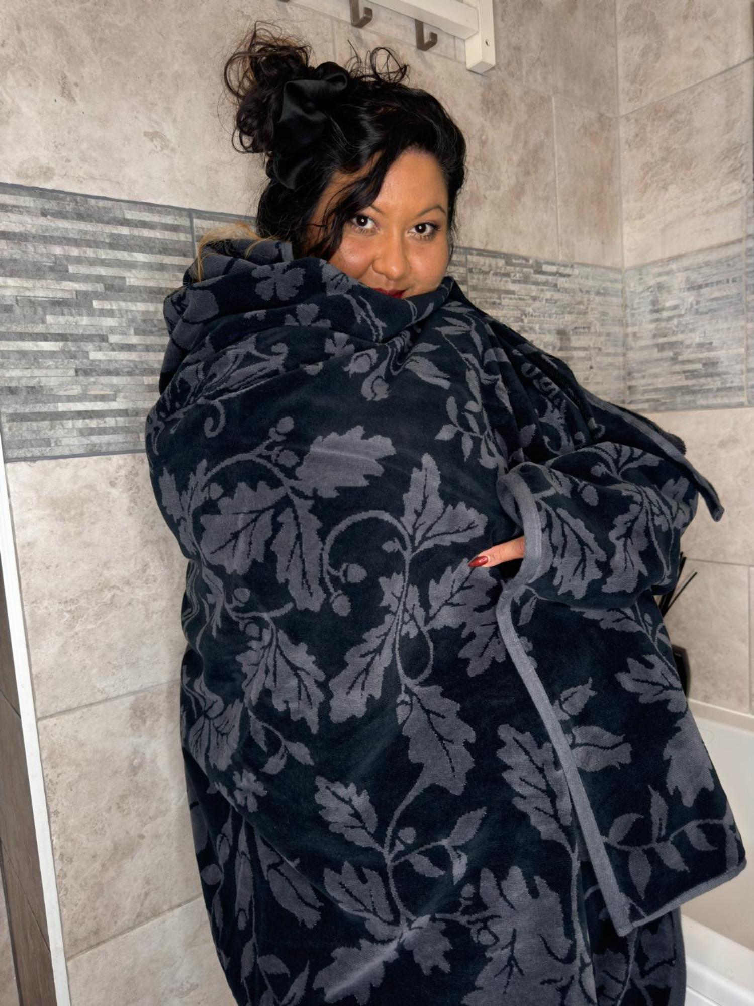 Plushie handduk - blommiga fladdermöss