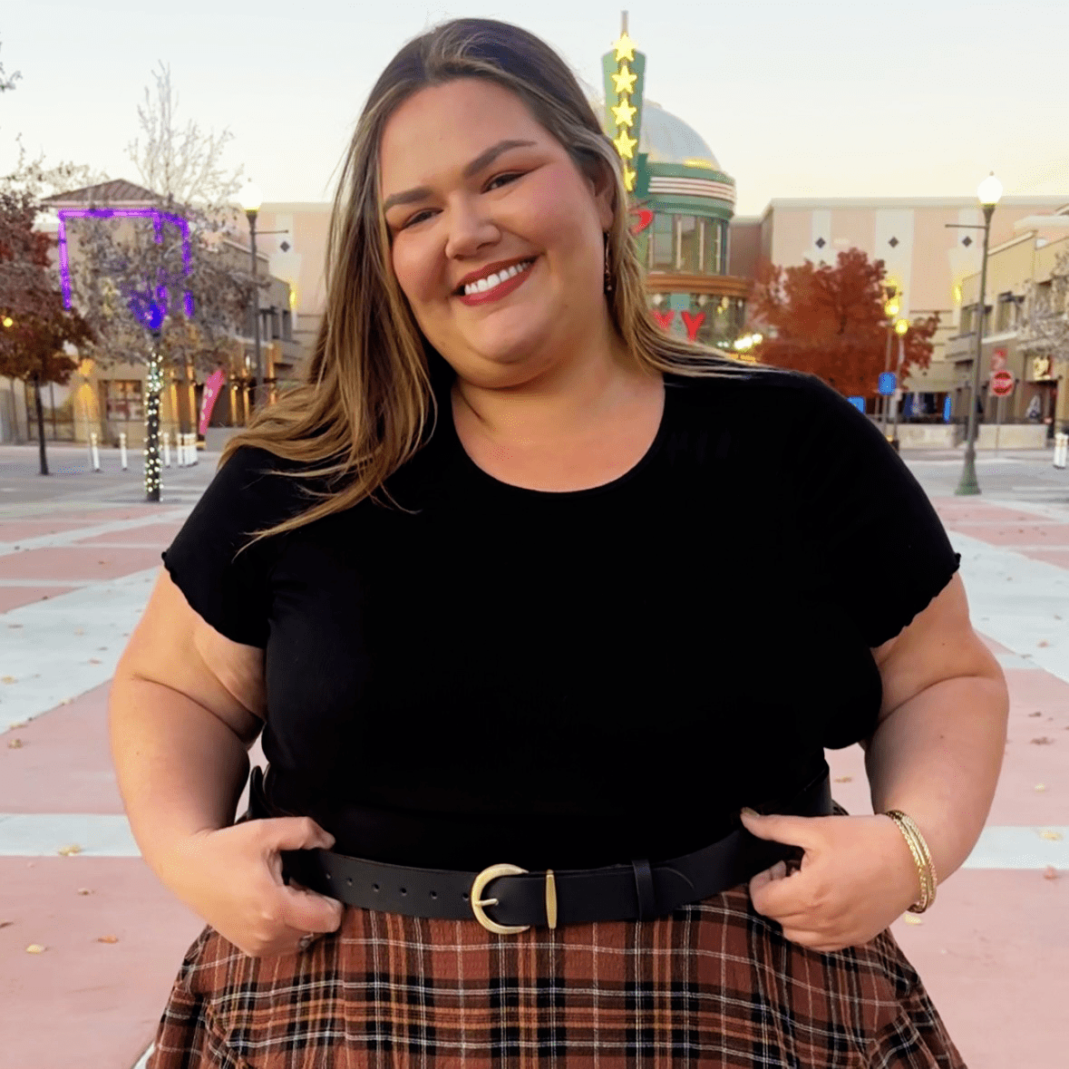 Midjebälte i vegansk läder - Guld