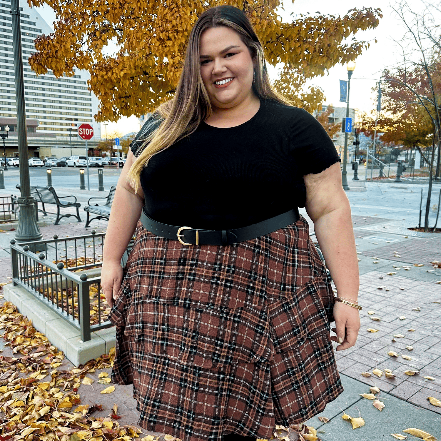 Midjebälte i vegansk läder - Guld