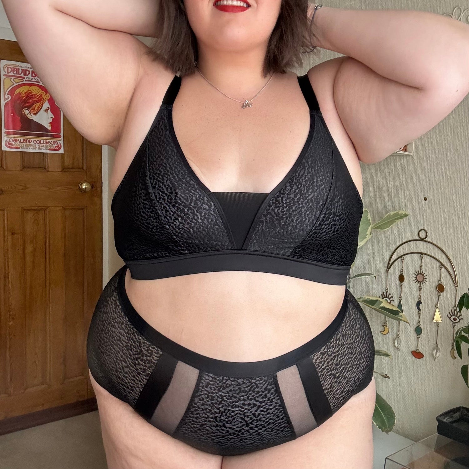 Knickers i ekologisk bomull med helkort - Leopard