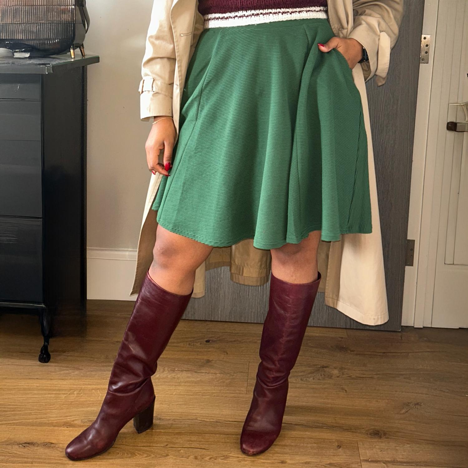 Flare kjol för ottoman - Petit Pois