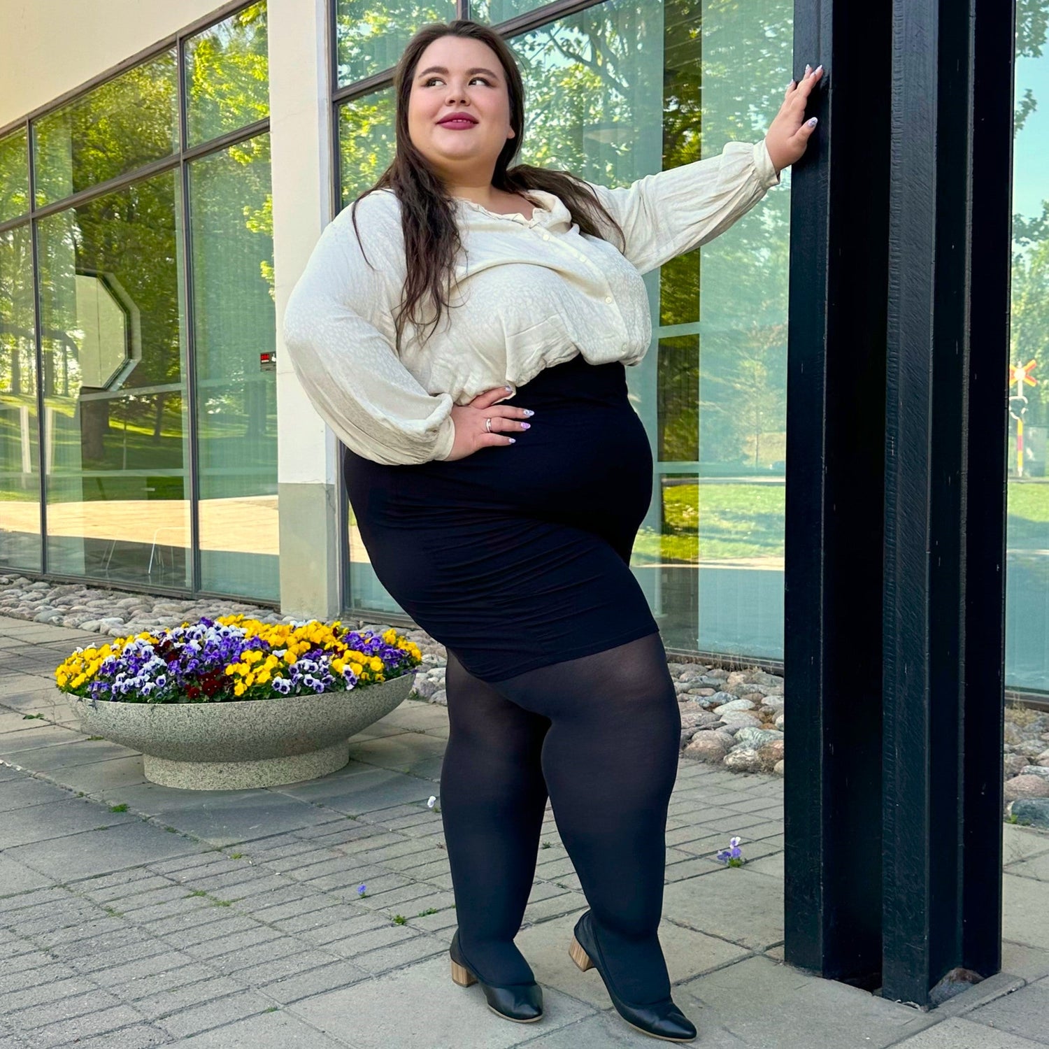 Huggy Light kompressionstights - Svart