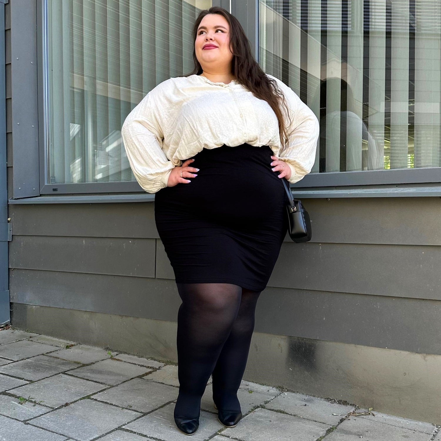 Huggy Light kompressionstights - Svart