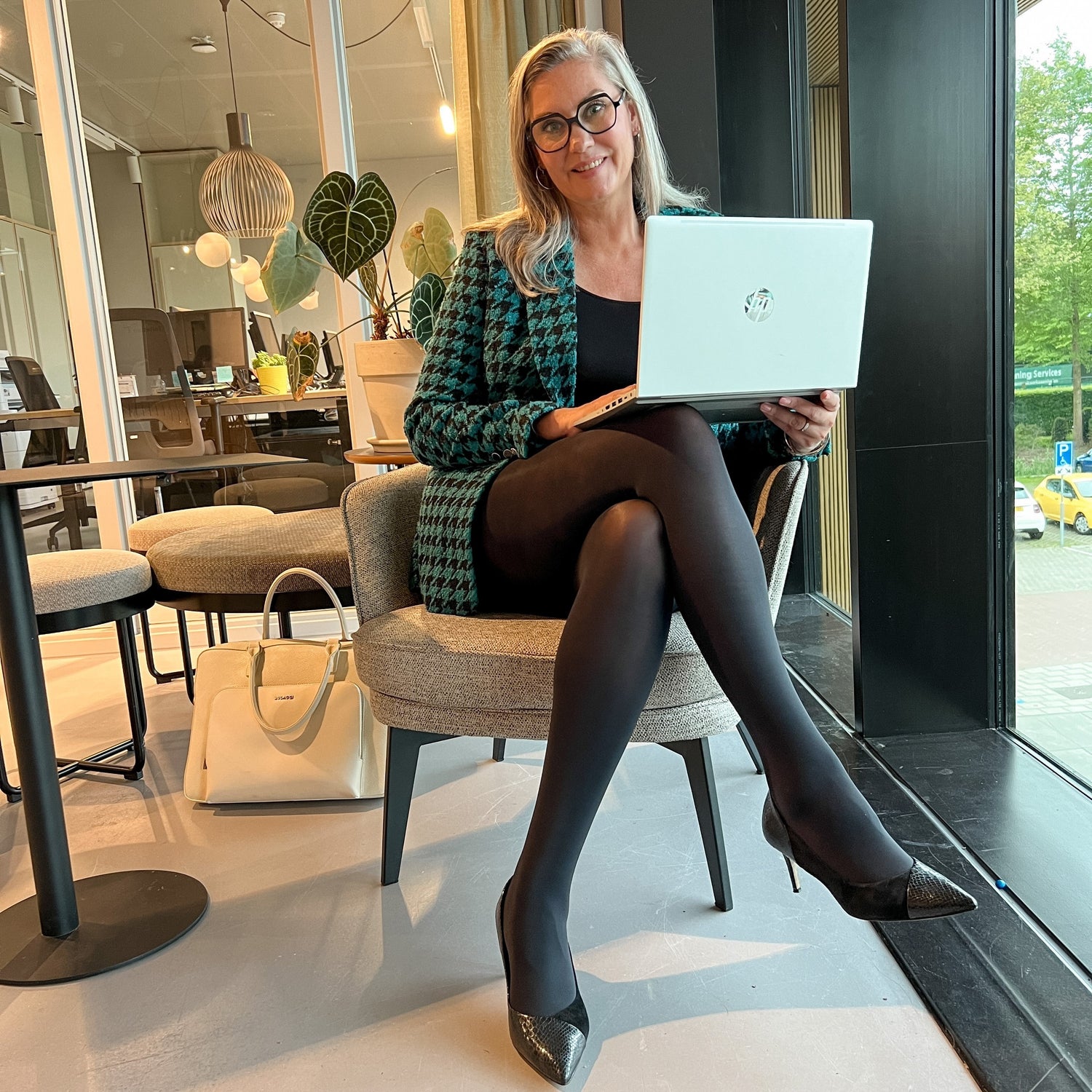 Huggy Light kompressionstights - Svart