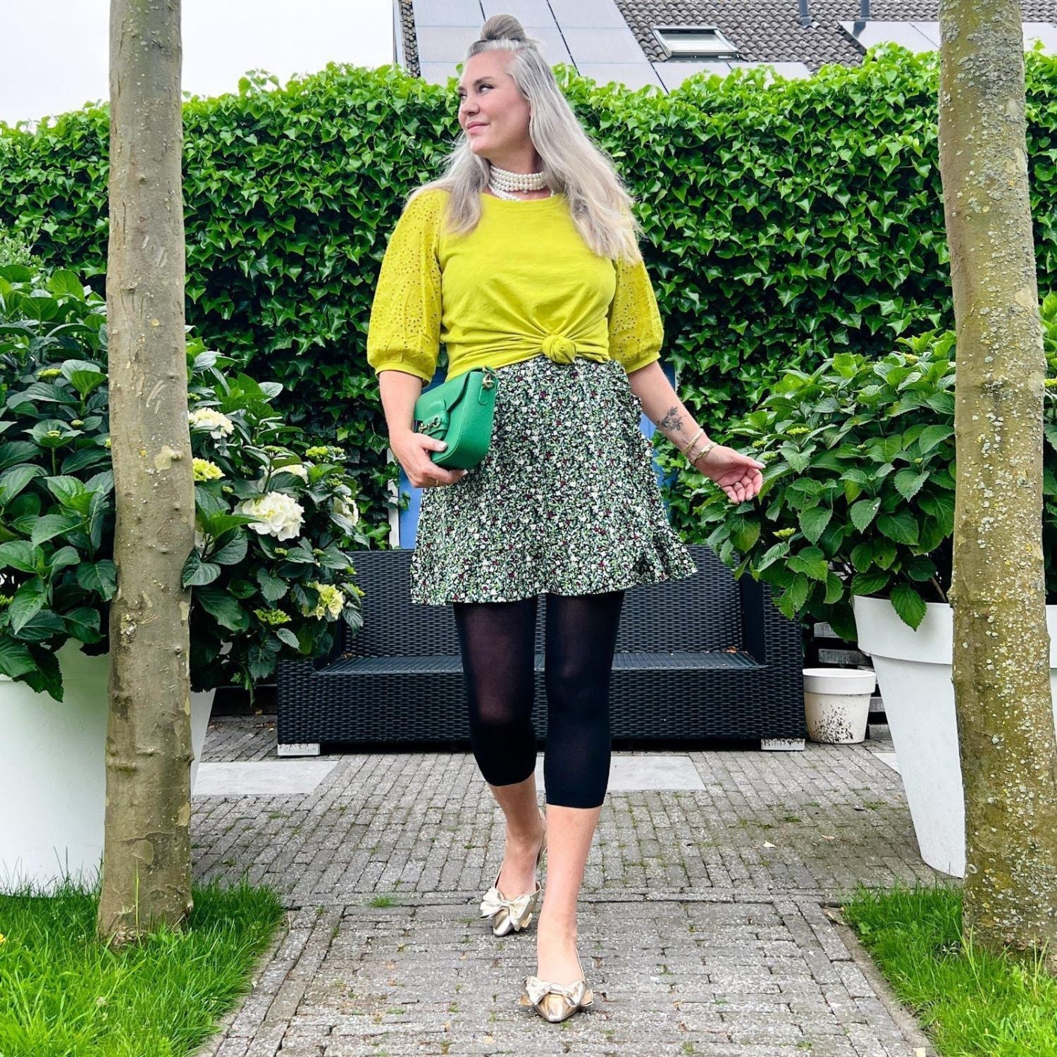 Stay Cool Capri-tights - Svart