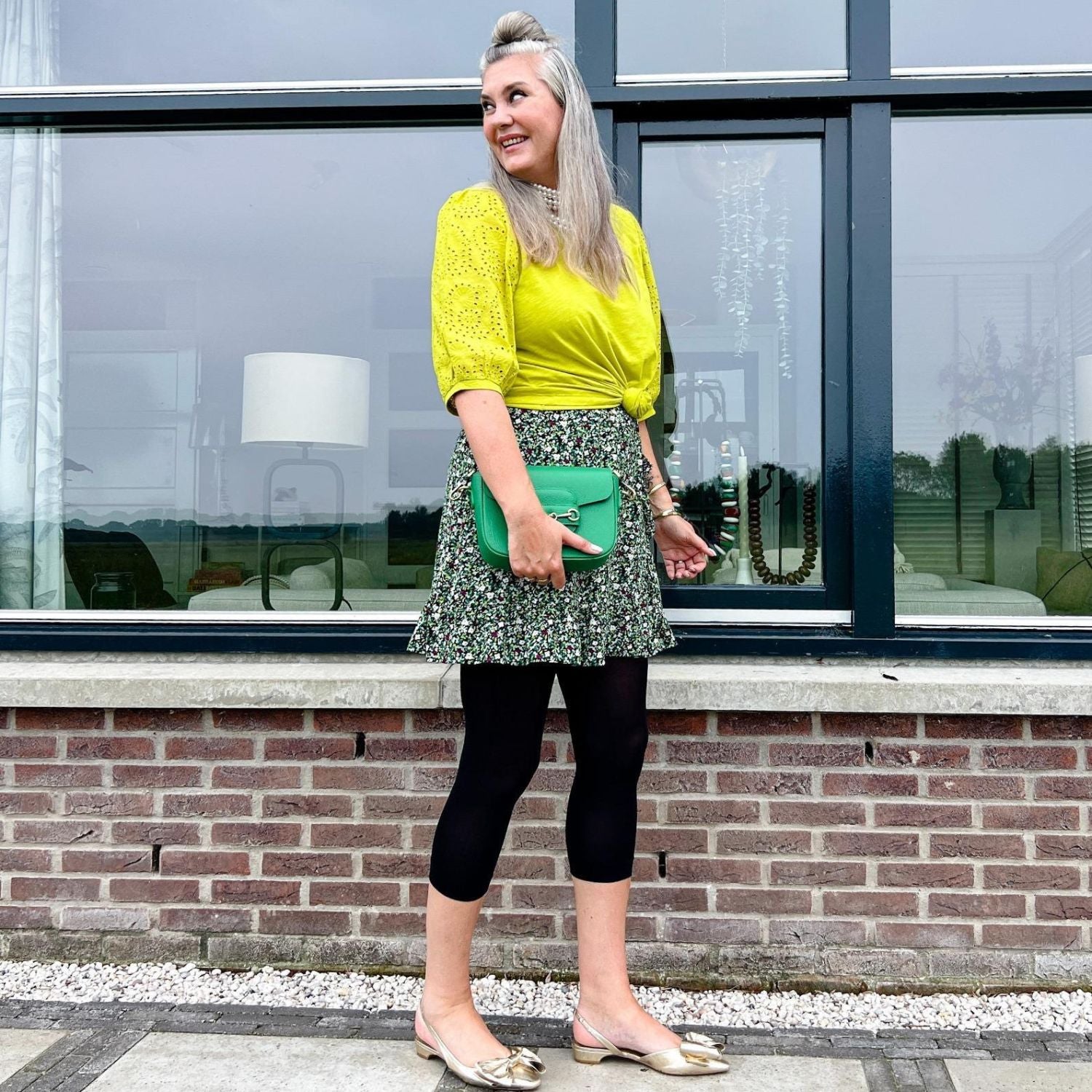 Stay Cool Capri-tights - Svart