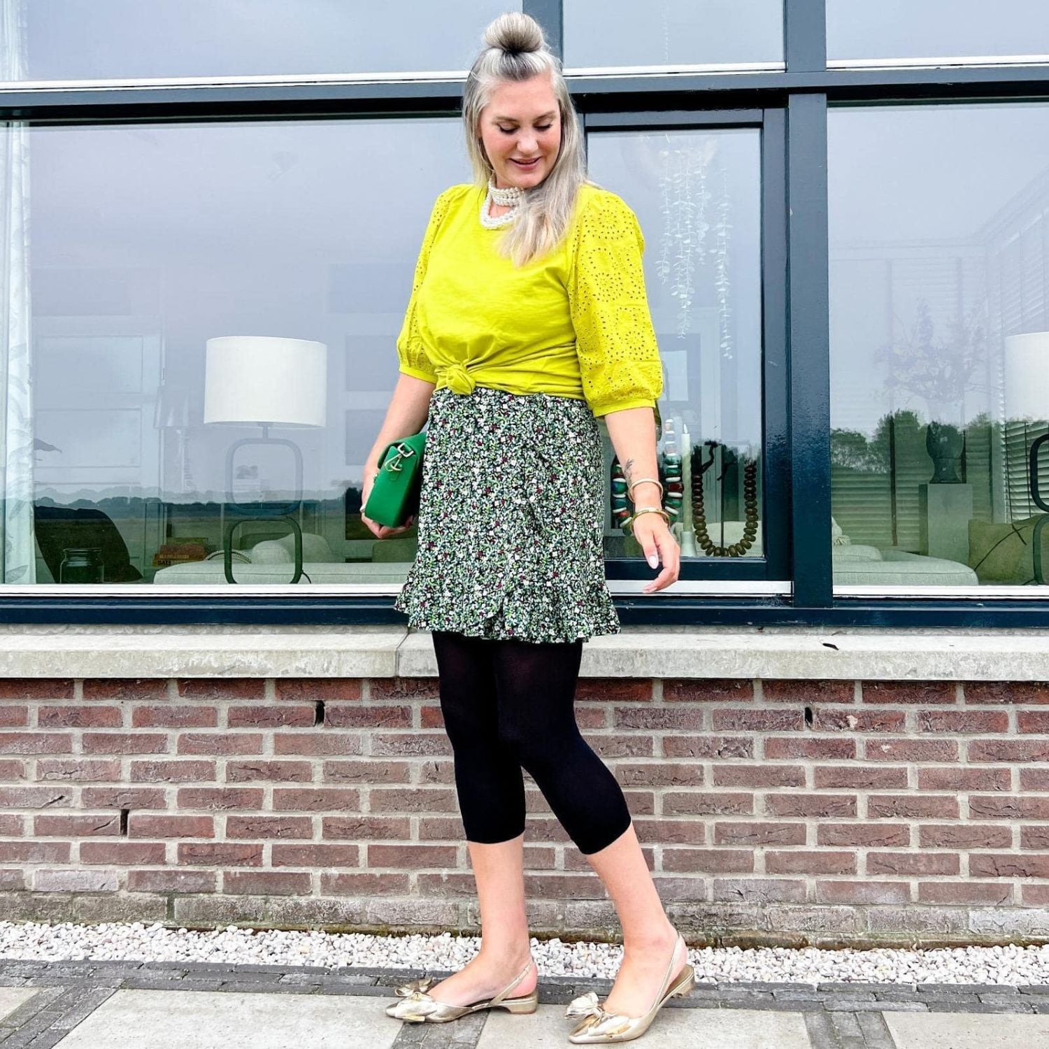 Stay Cool Capri-tights - Svart