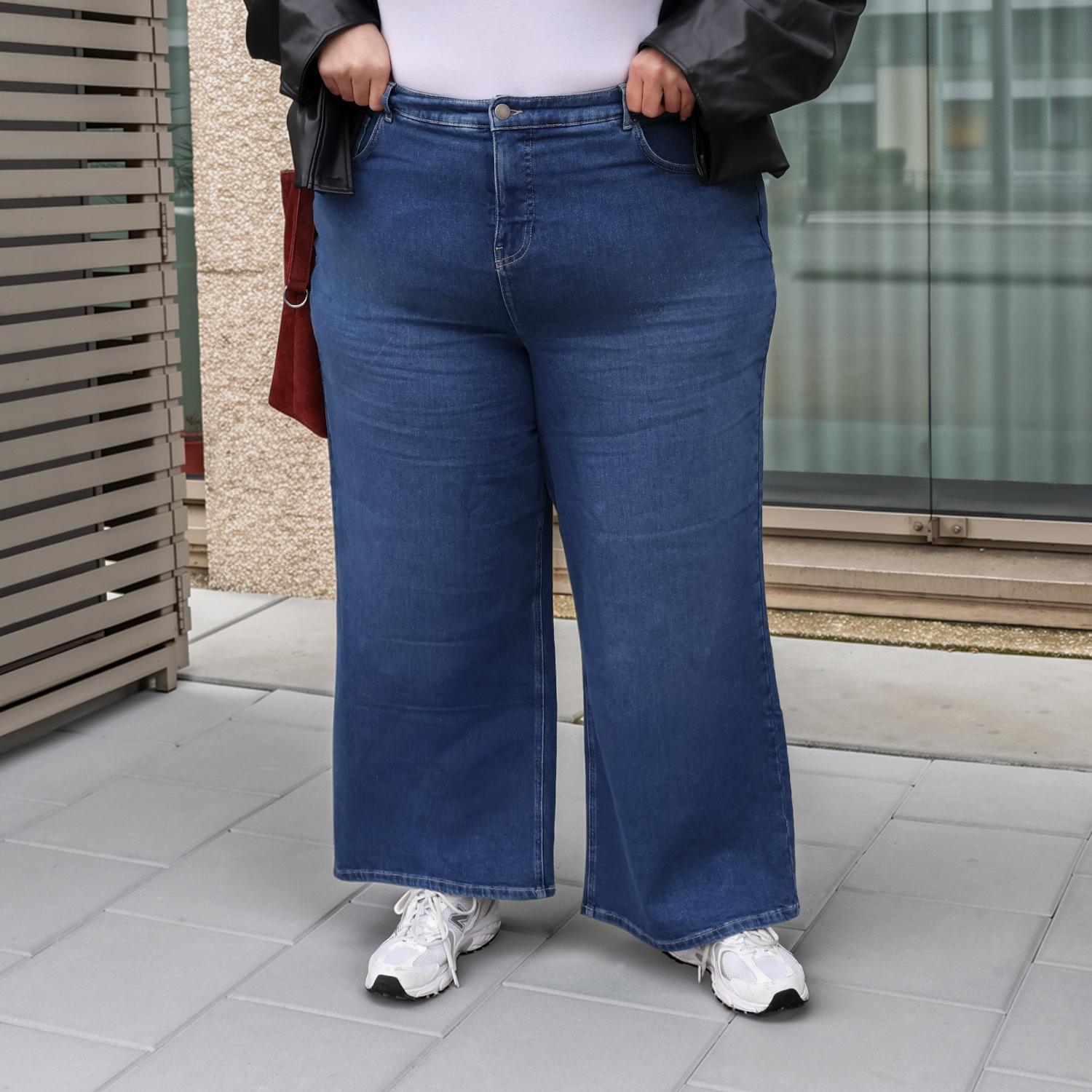 Ekologiska jeans med vida ben – Atlantic