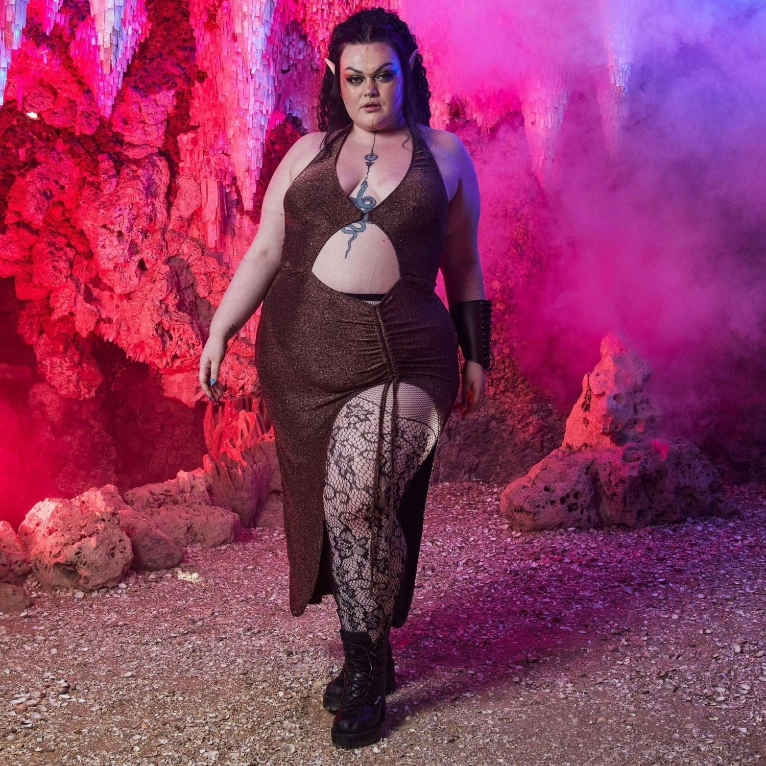 ACOTAR Fishnets - Törnen & rosor