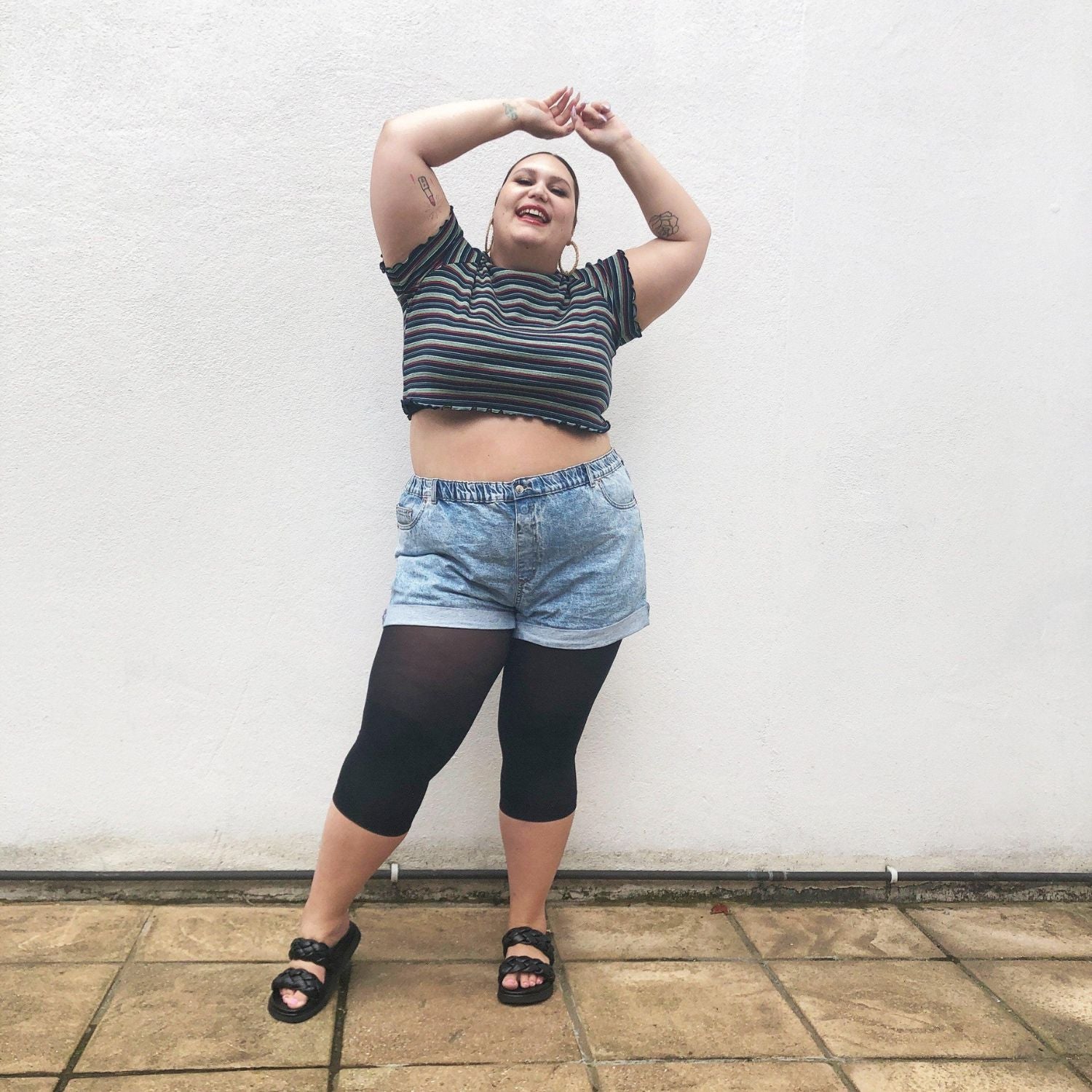 Stay Cool Capri-tights - Svart