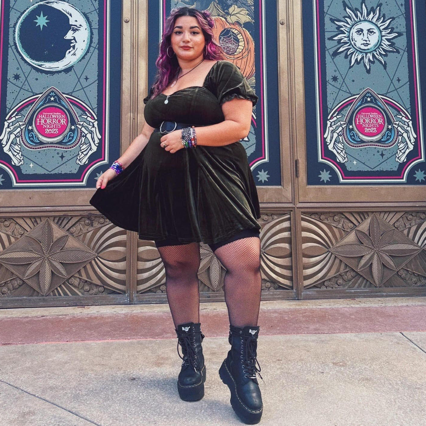 Thighs the Limit Fishnets - Svart