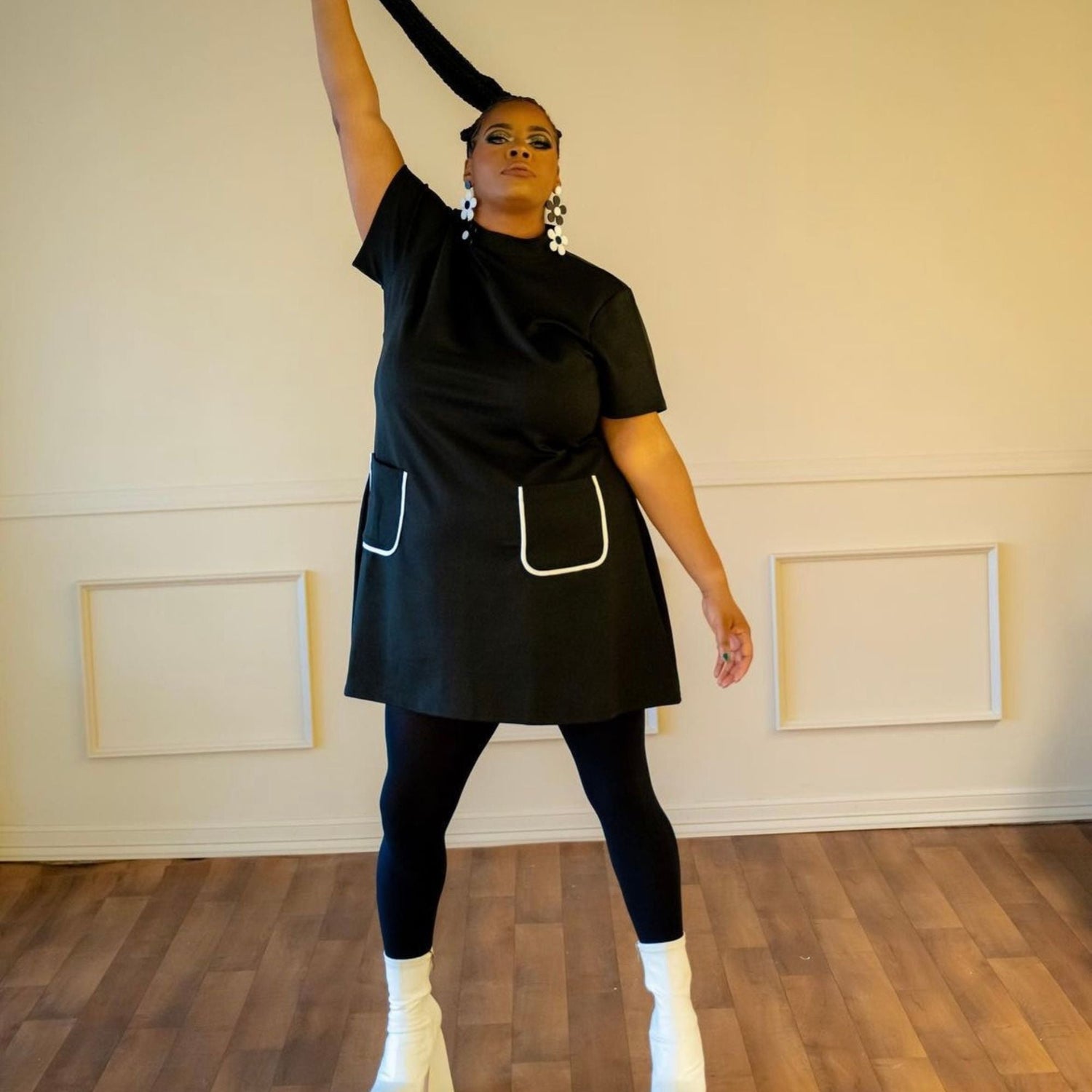 80 Denier-strumpbyxor - Svart