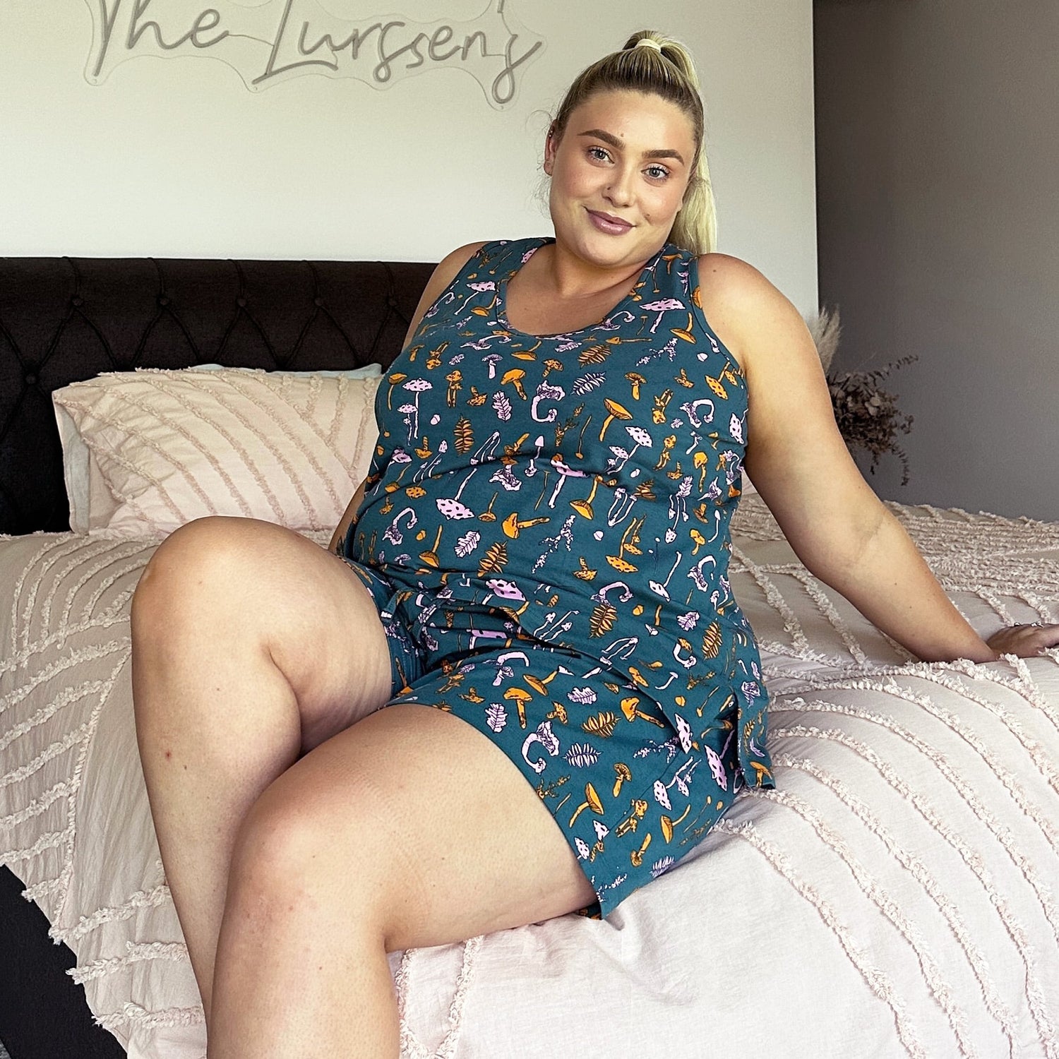 Pyjamasväst i ekologisk bomull - Mushie Patch