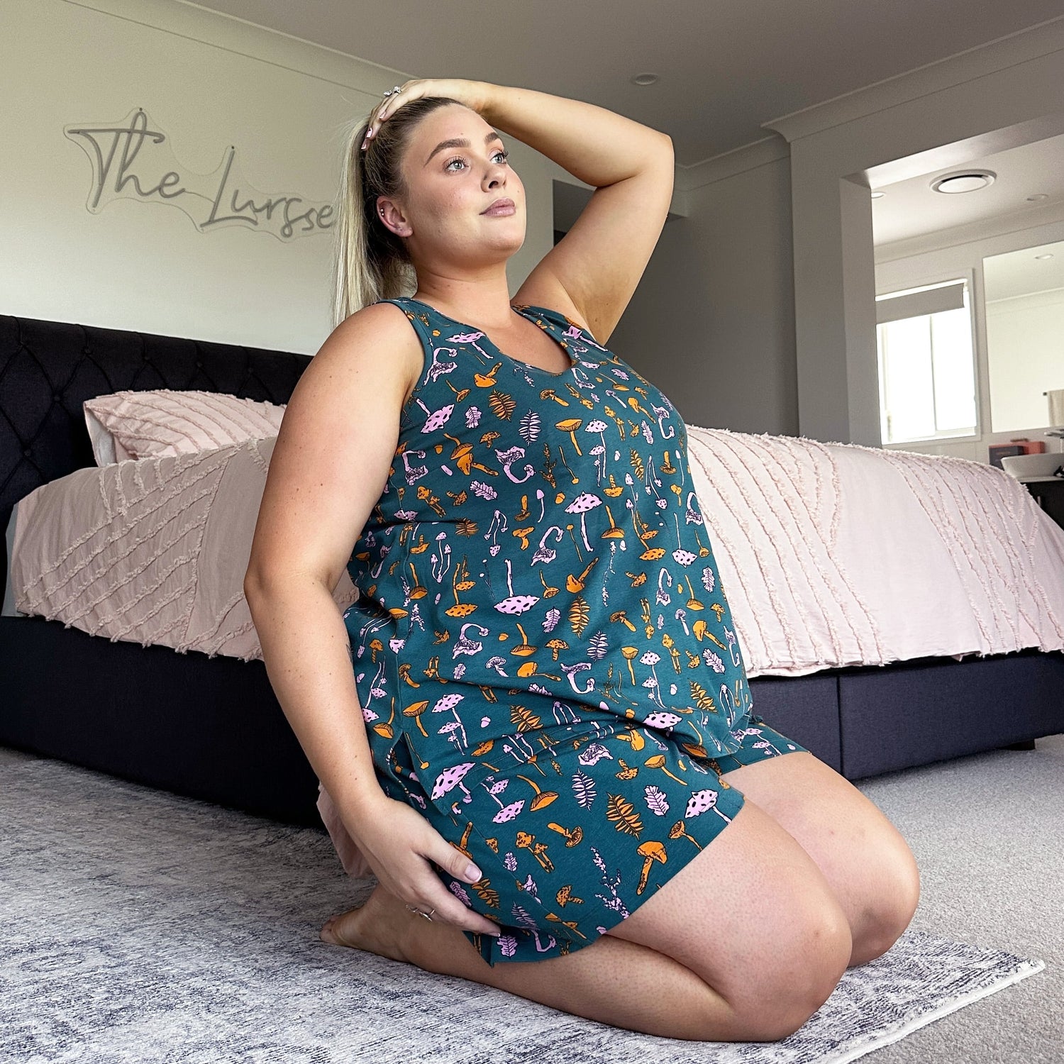 Pyjamasväst i ekologisk bomull - Mushie Patch