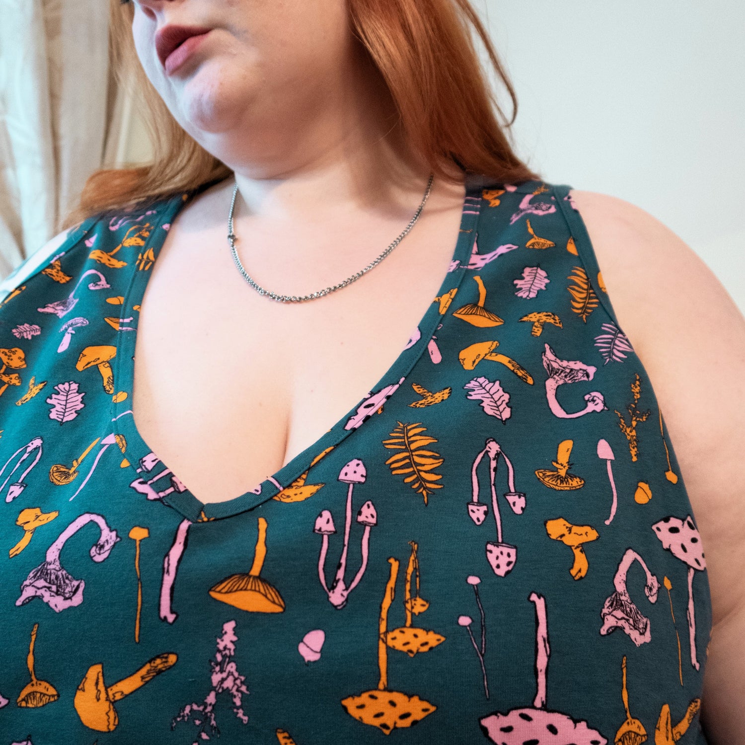 Pyjamasväst i ekologisk bomull - Mushie Patch