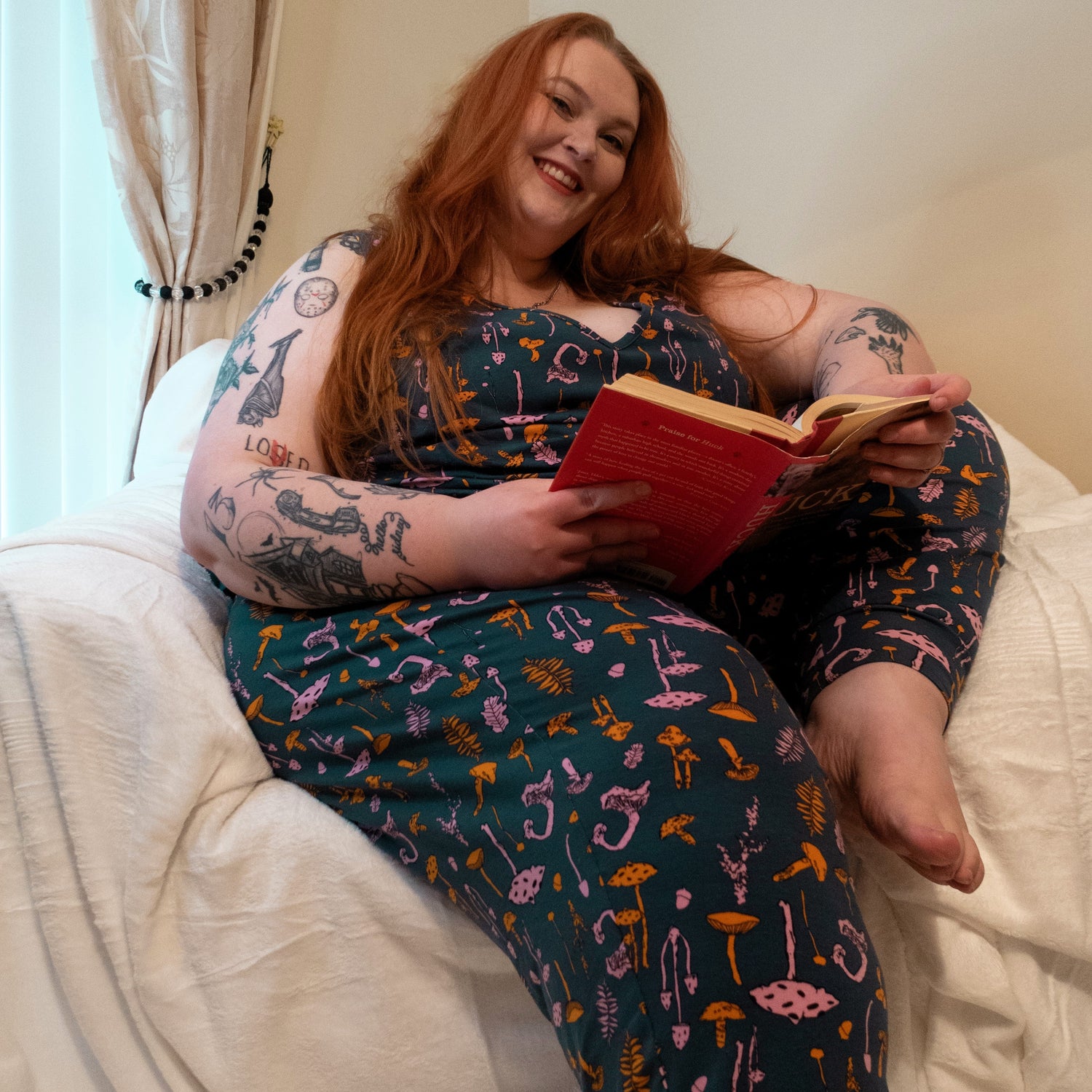 Pyjamasväst i ekologisk bomull - Mushie Patch