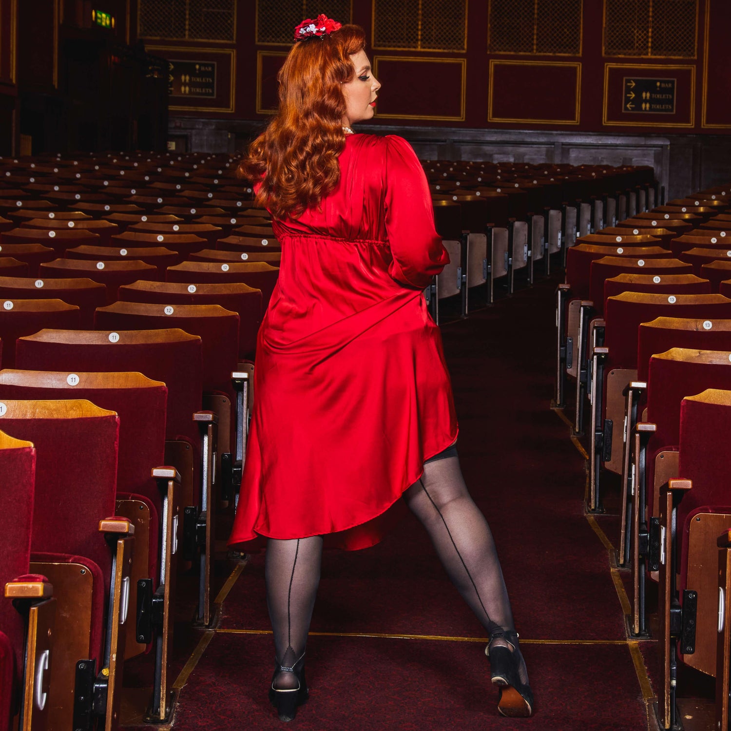 Vintage skira strumpor - Liquorice