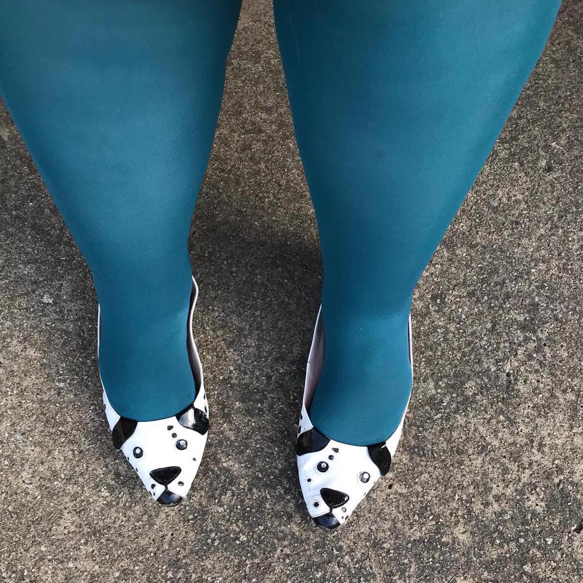 80 Denier-strumpbyxor - Blueberry Muffin