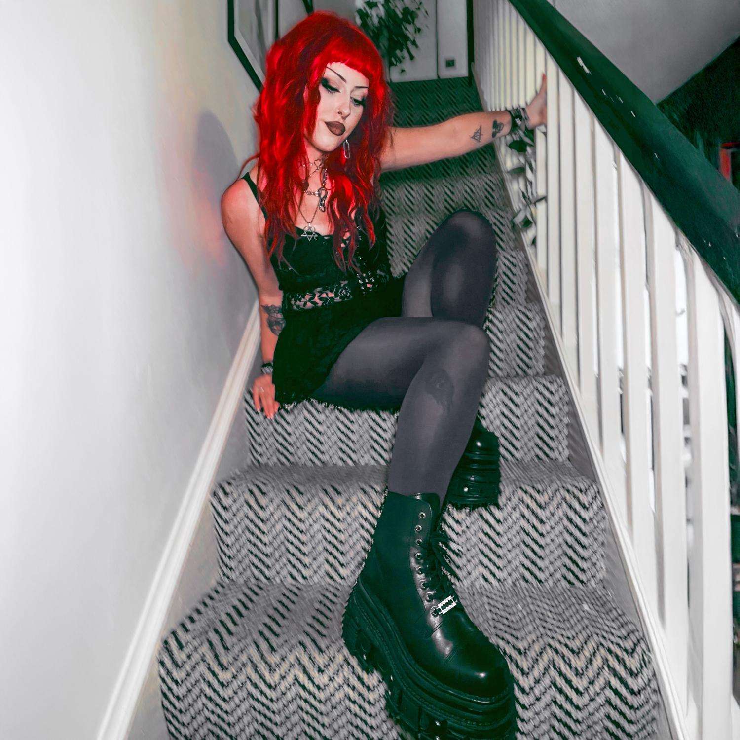 80 Denier Crotchless Tights - Brat