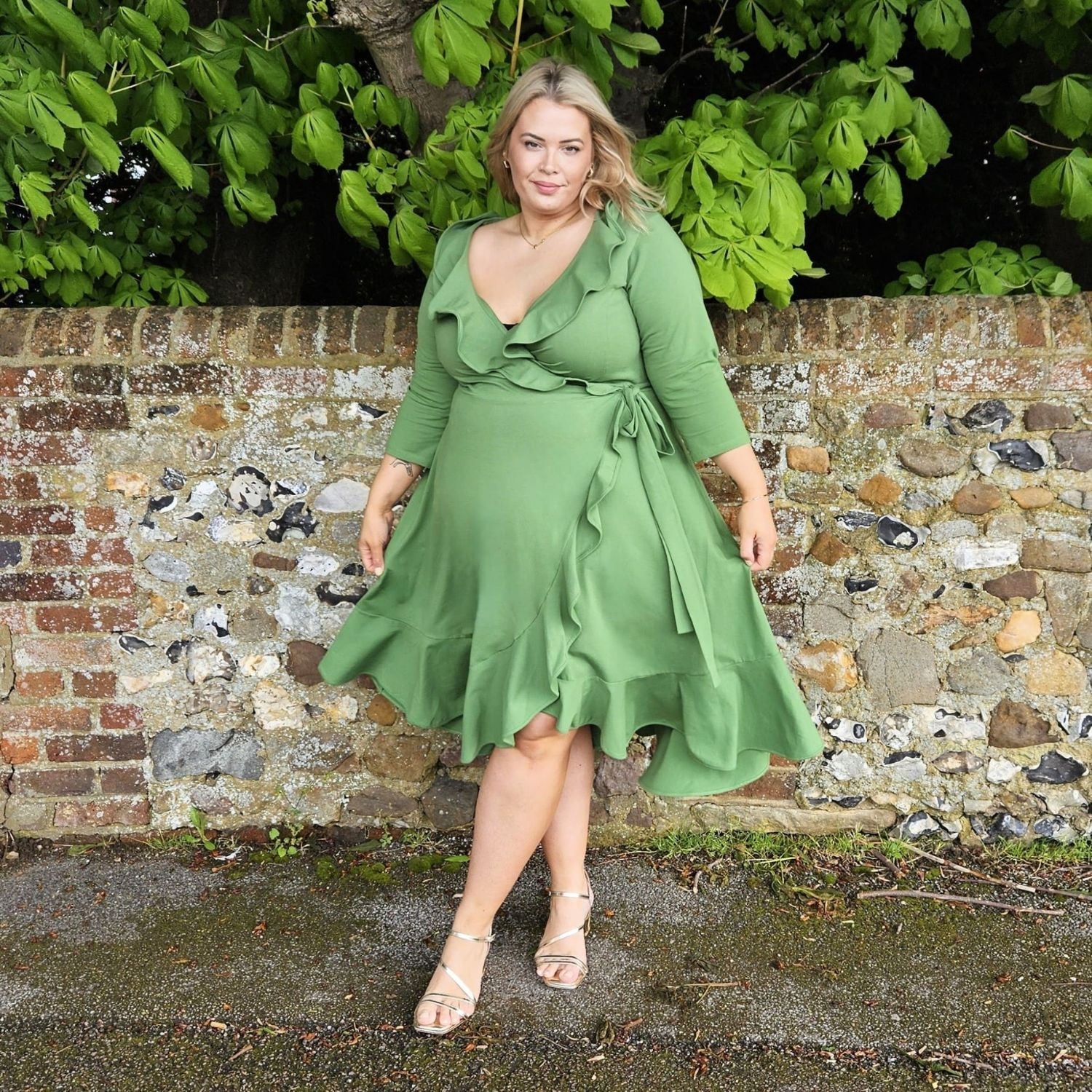 Plus size wrap dress on sale