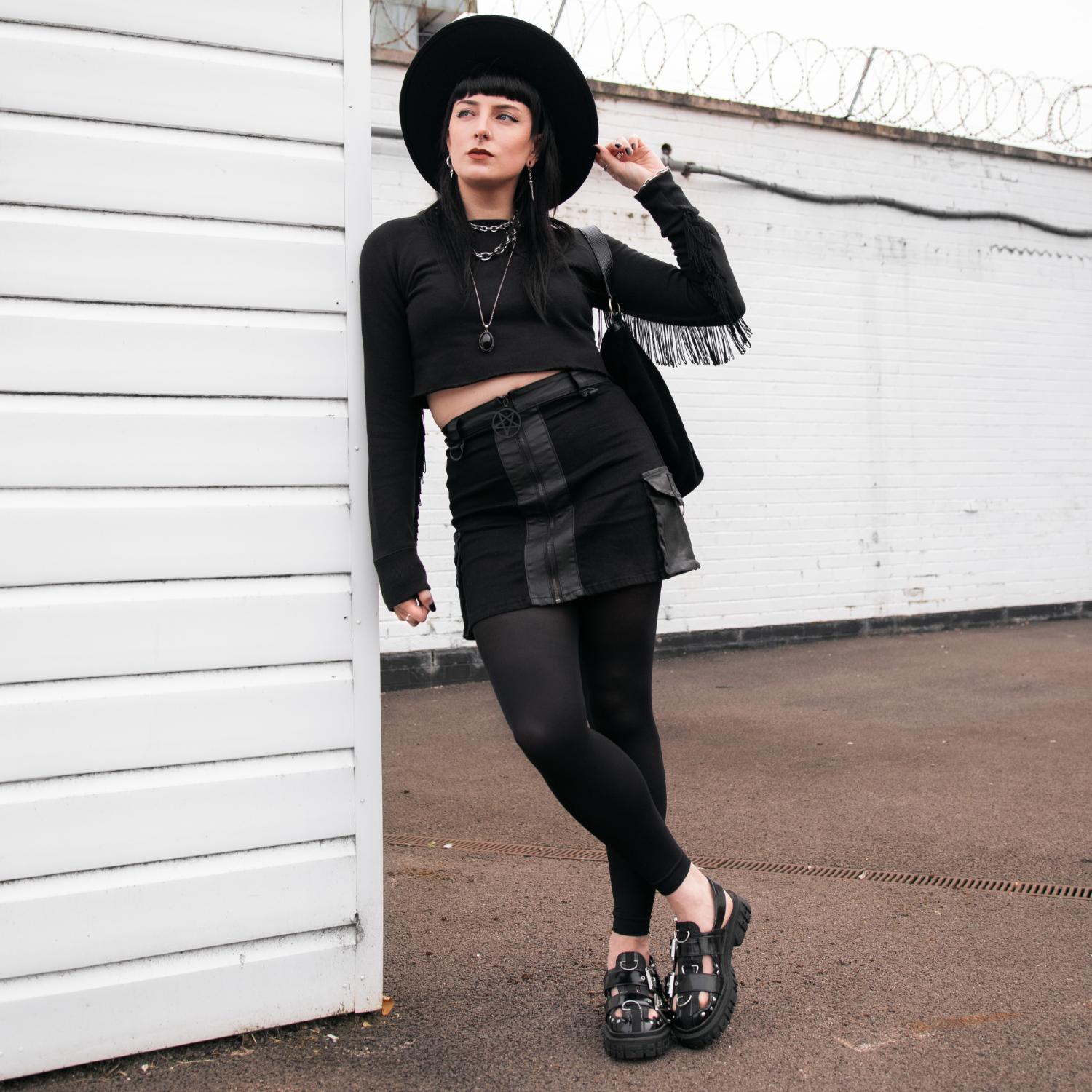 Stay Cool Footless 80 Denier Tights - Black