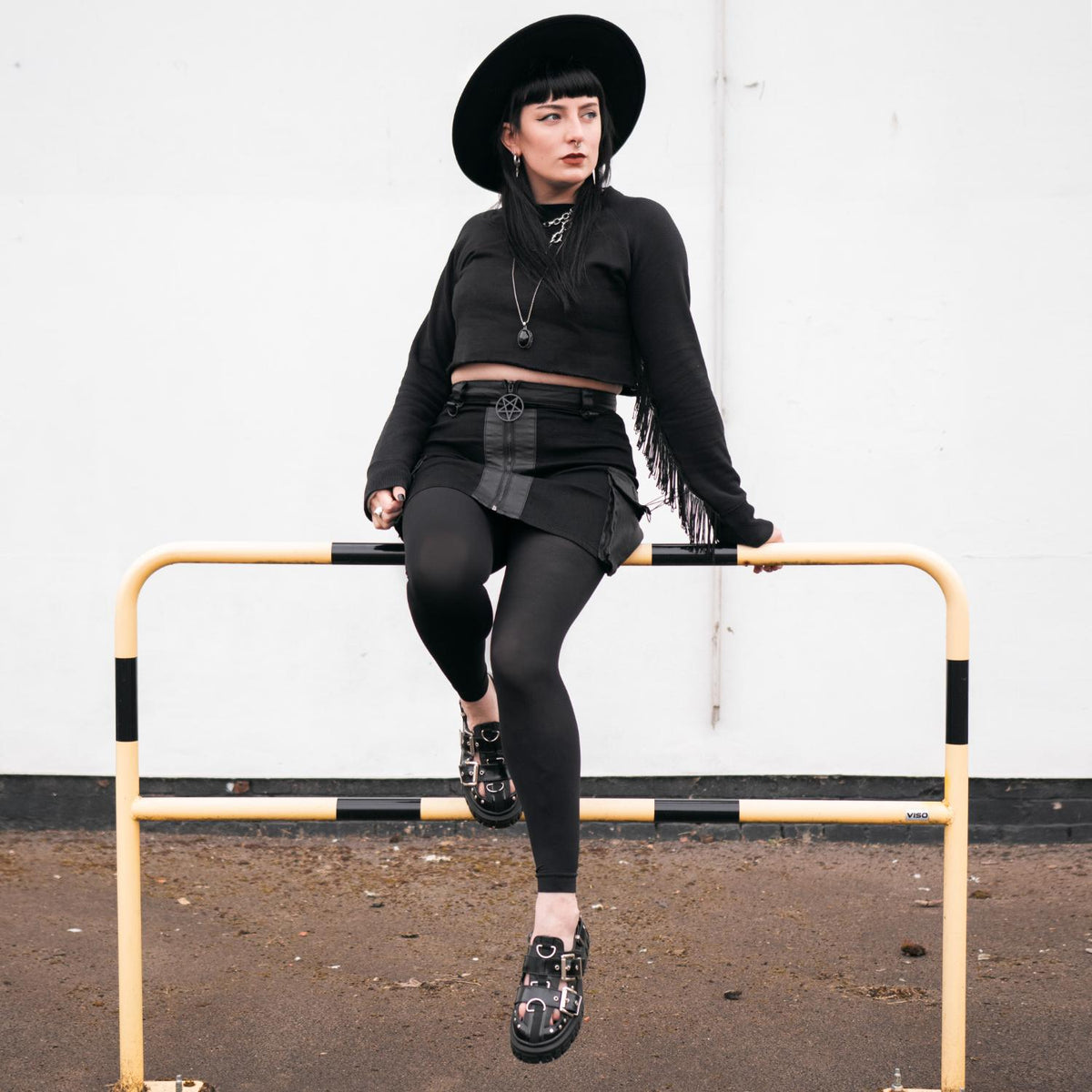 Medias sin pies Stay Cool de 80 deniers - Negro