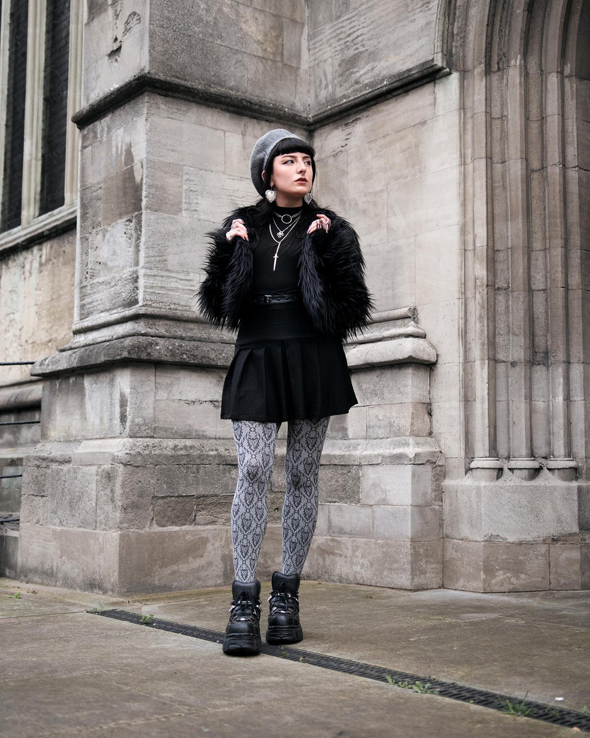 Yule Regret It Tights - Grey