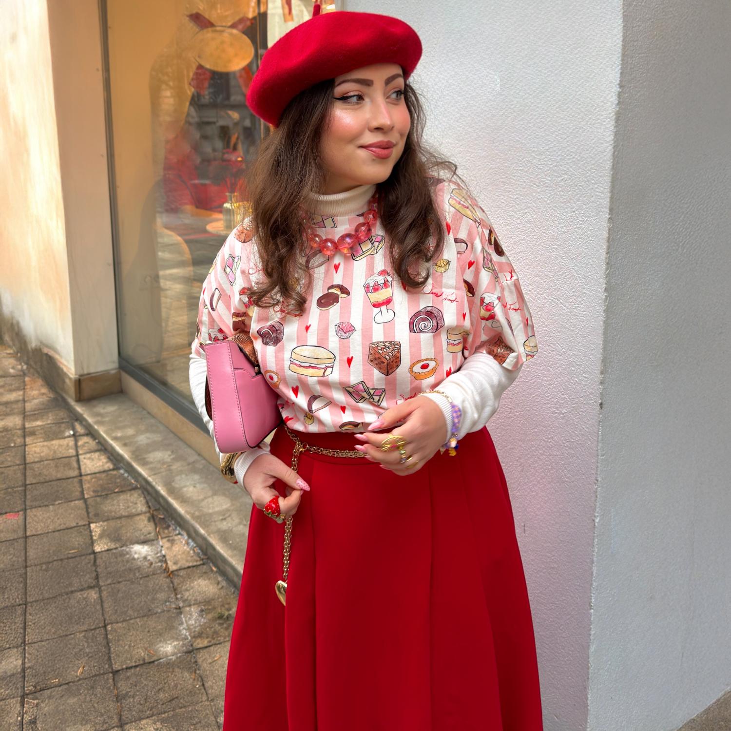 Organic Cotton PJ Boxy Tee - Sweet Treat