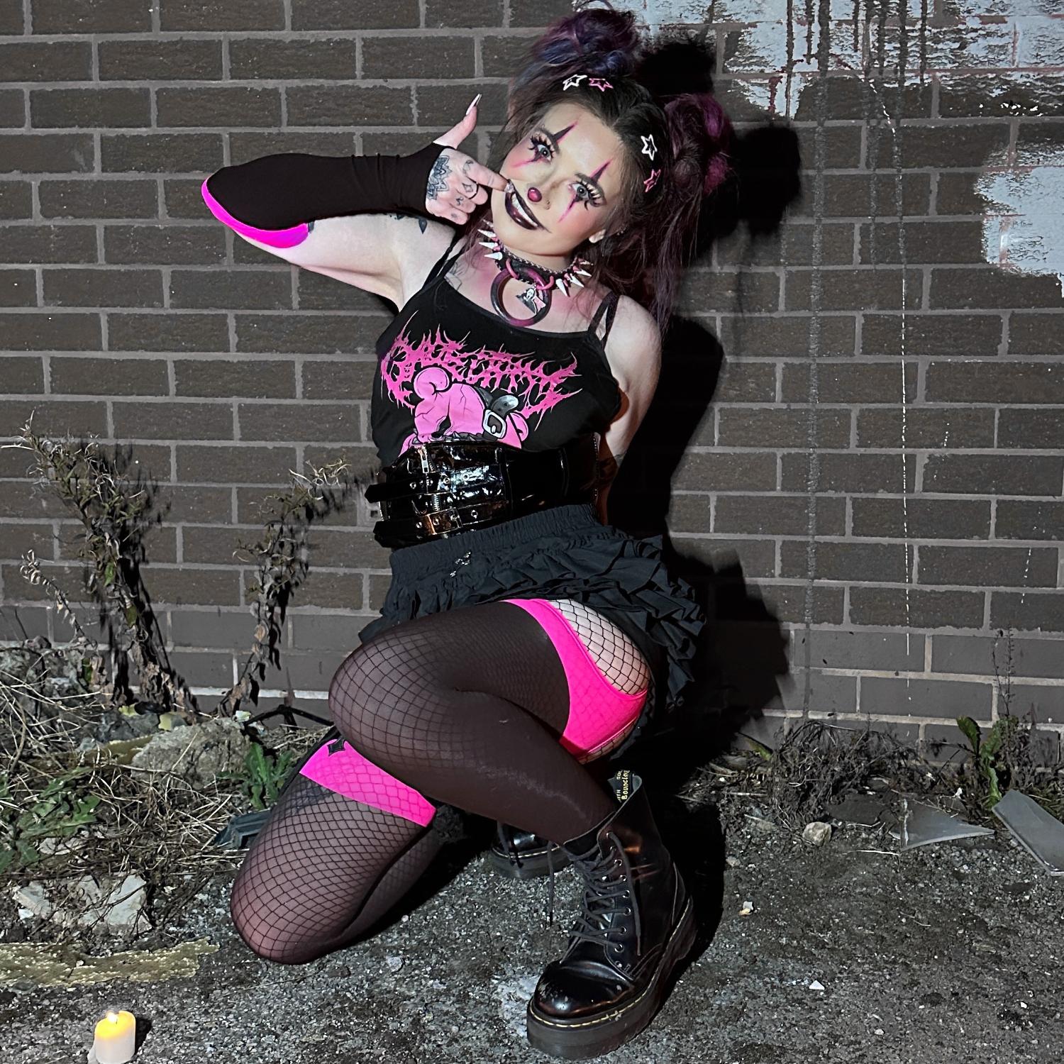 Neon Mock Garters - Totally Bitchin