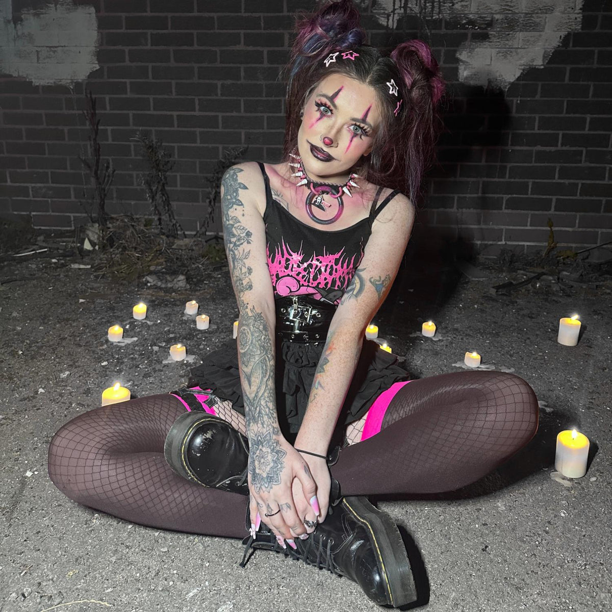 Neon Mock Garters - Totally Bitchin