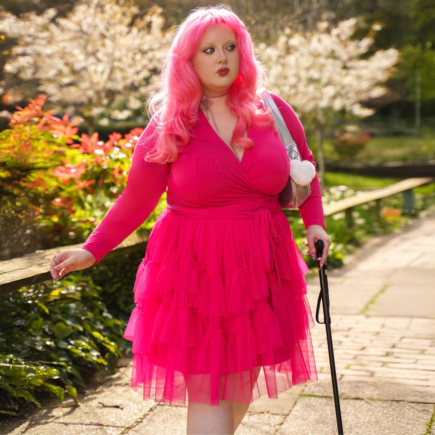 Haut cache-cœur en coton biologique - Grenade