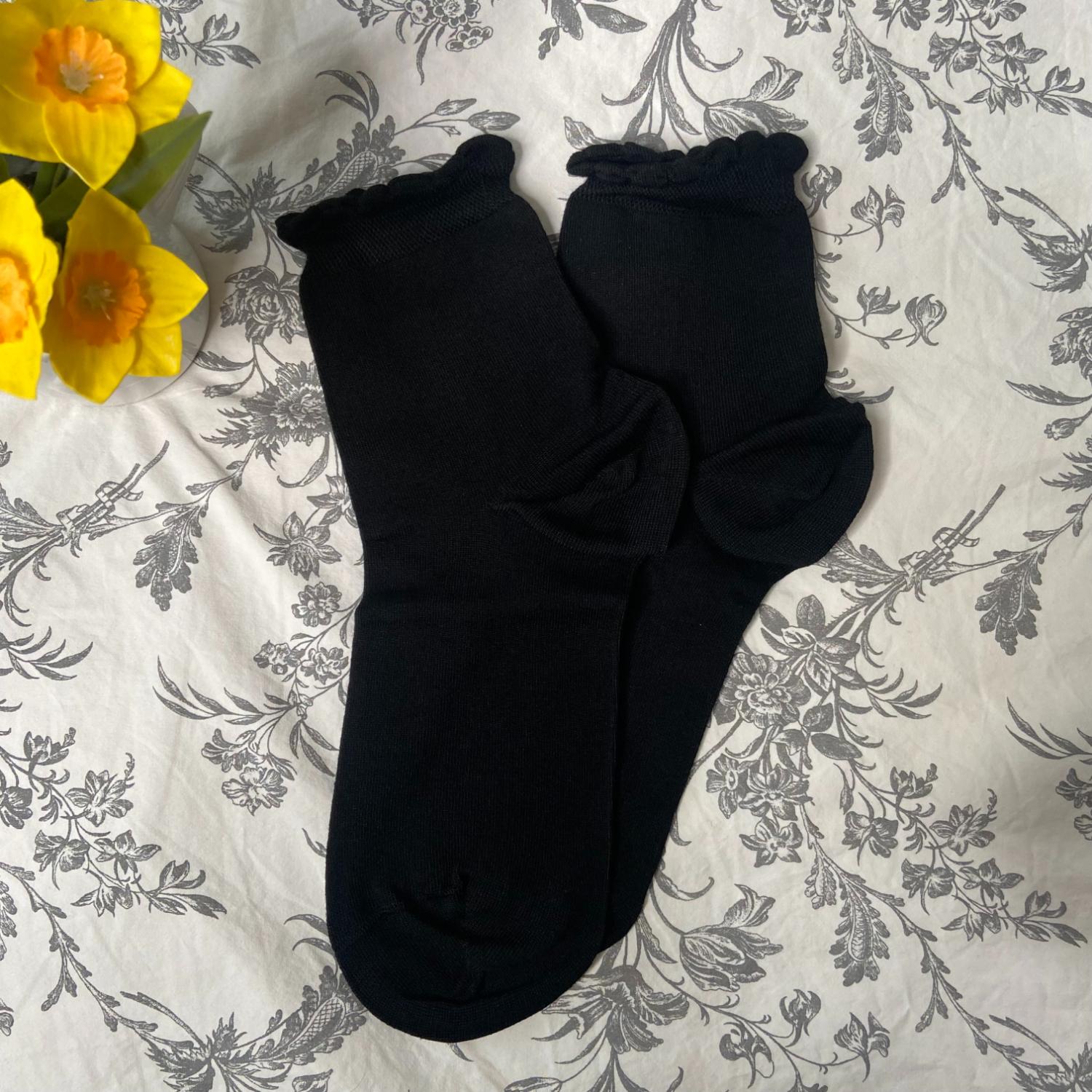 Ultimate Bamboo Ankle Socks - 5 Pairs in Black