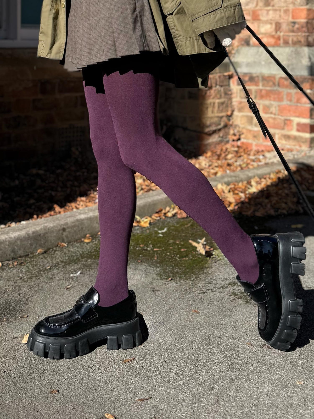 Mallas 120 Denier - Ciruela
