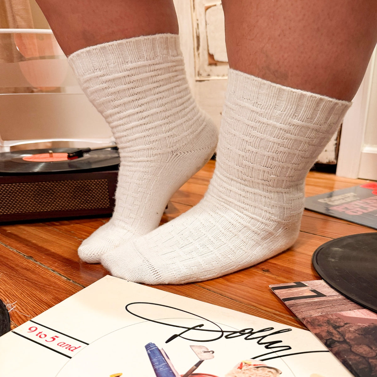 Everyday Crew Socks - White