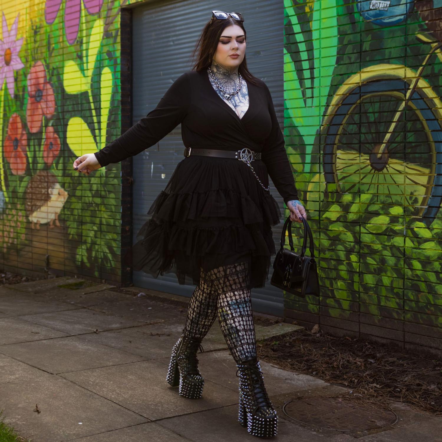 Jupe en maille - Noire