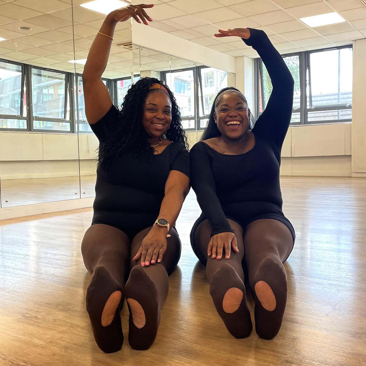 Mallas de danza convertibles - Chocolate caliente