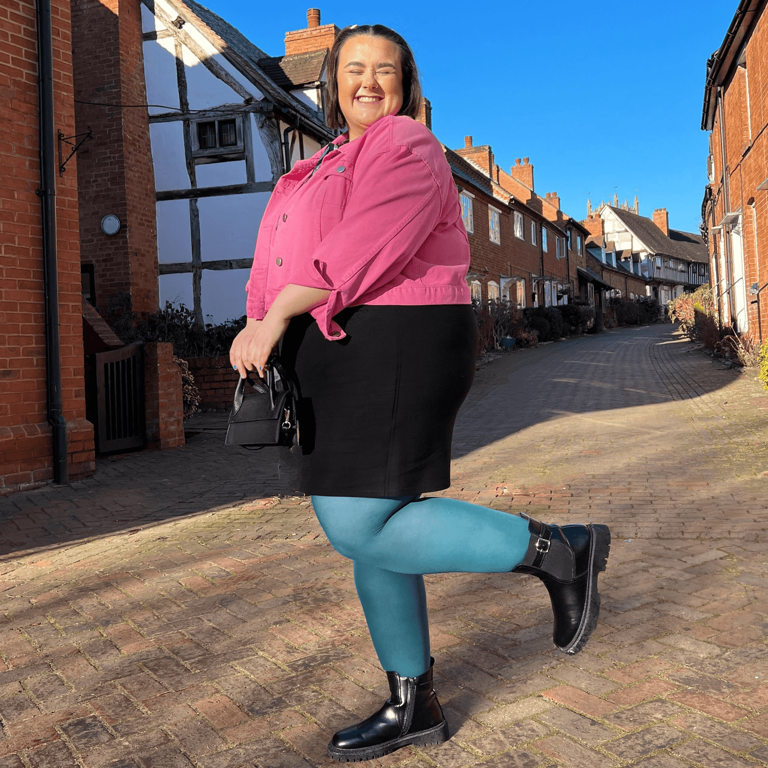 50 Denier Tights - Blueberry Muffin