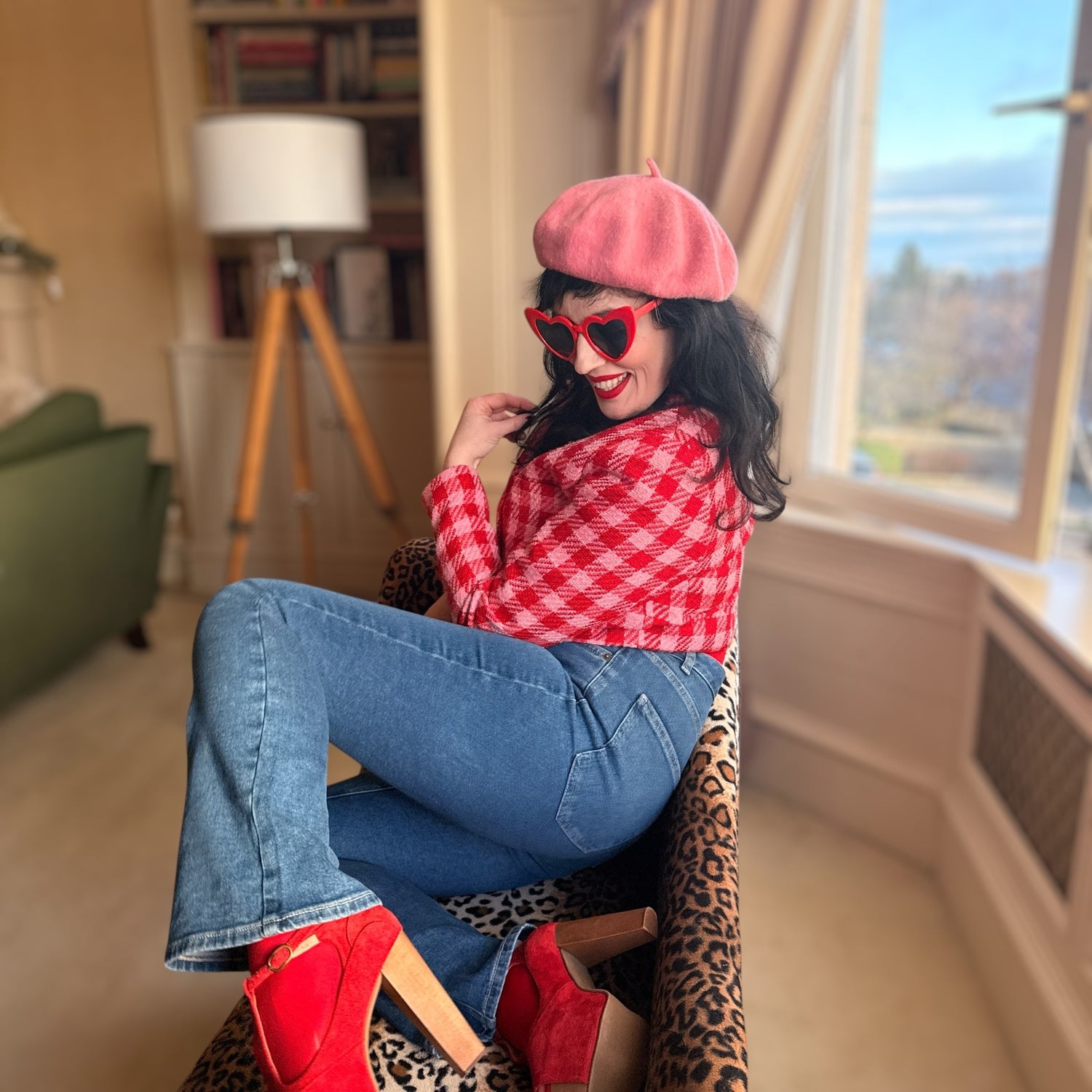 Organic Bootcut Jeans - Atlantic