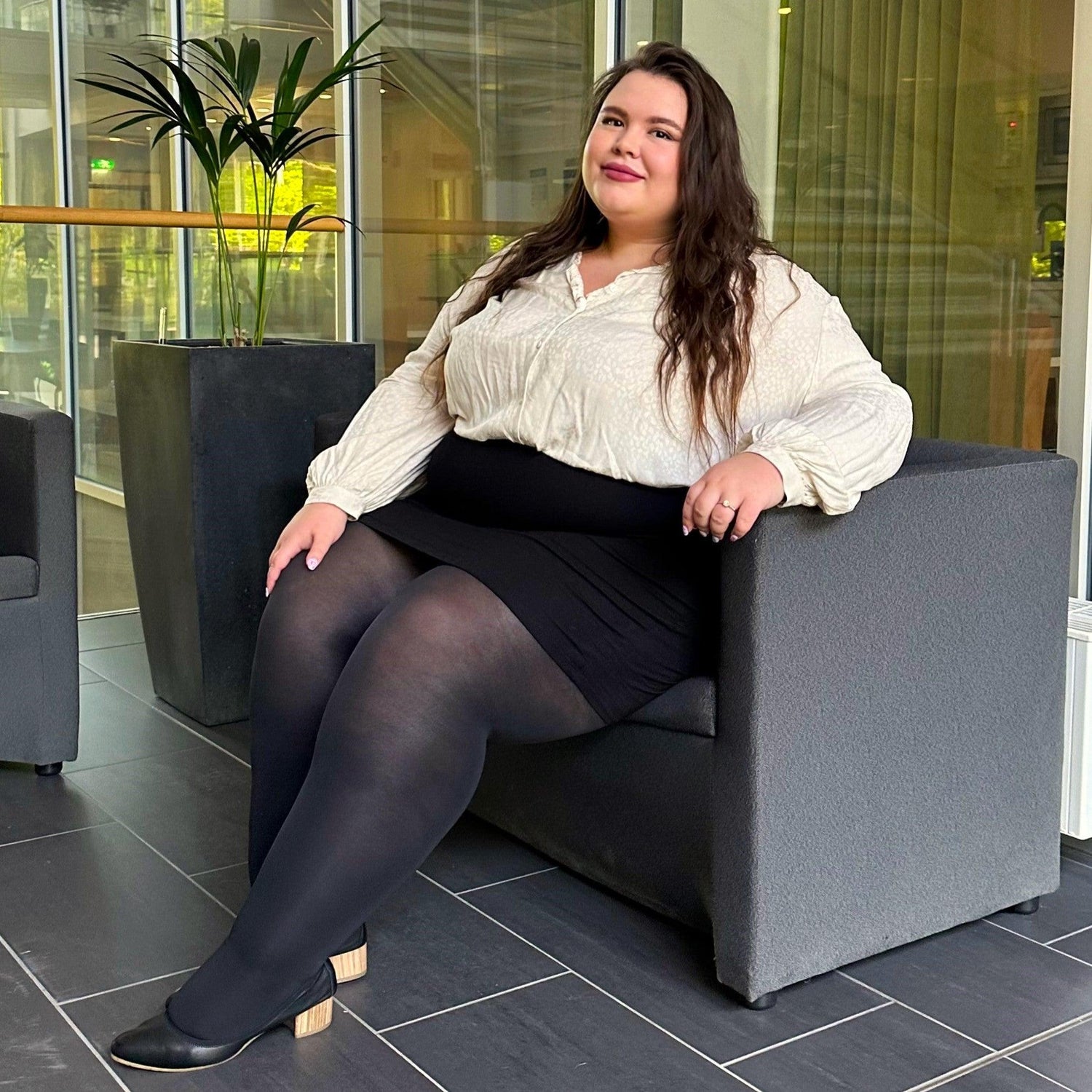 Collants de compressão Huggy Light - Preto