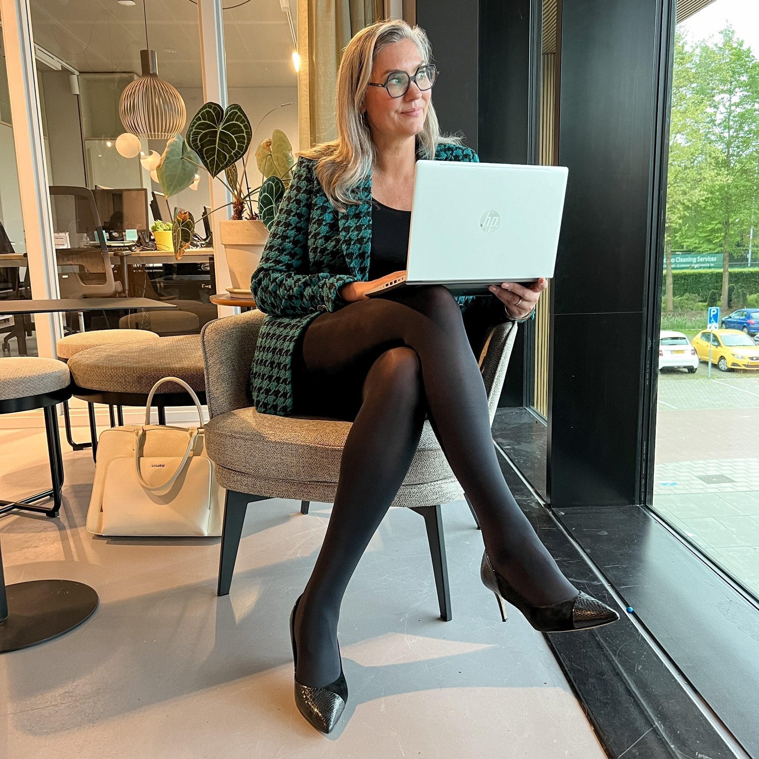 Collants de compressão Huggy Light - Preto