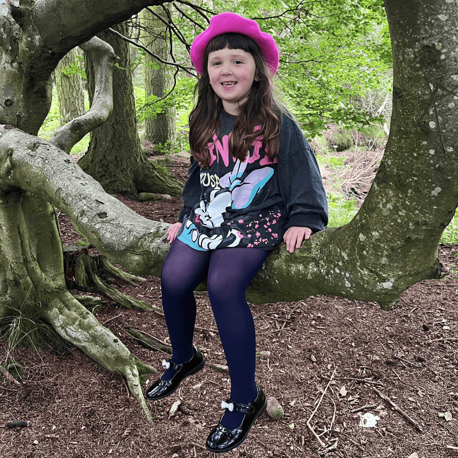 Kids Tights - Navy