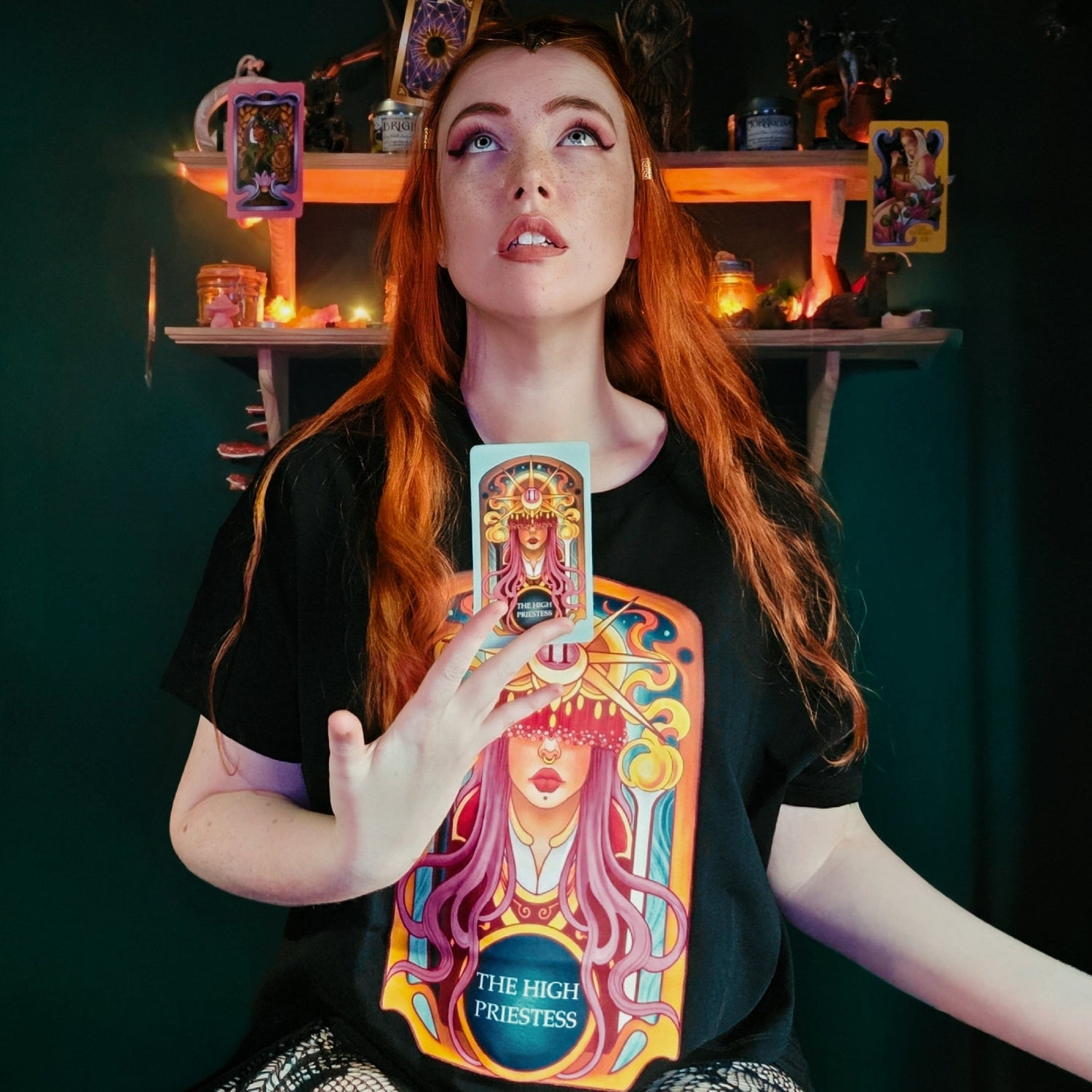 Major Arcana Boxy Tee - II The High Priestess