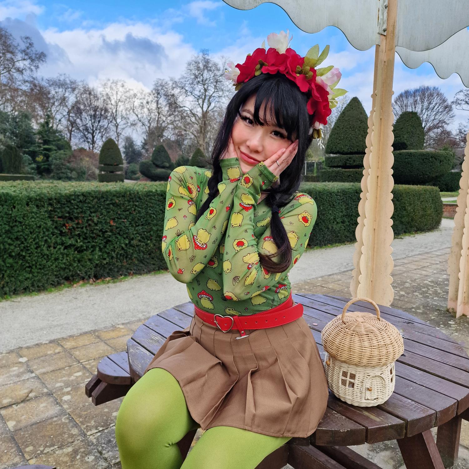 Mesh Top - Hoppy Meadow