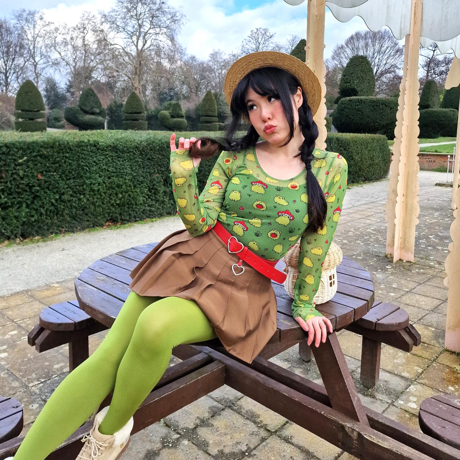 Mesh Top - Hoppy Meadow