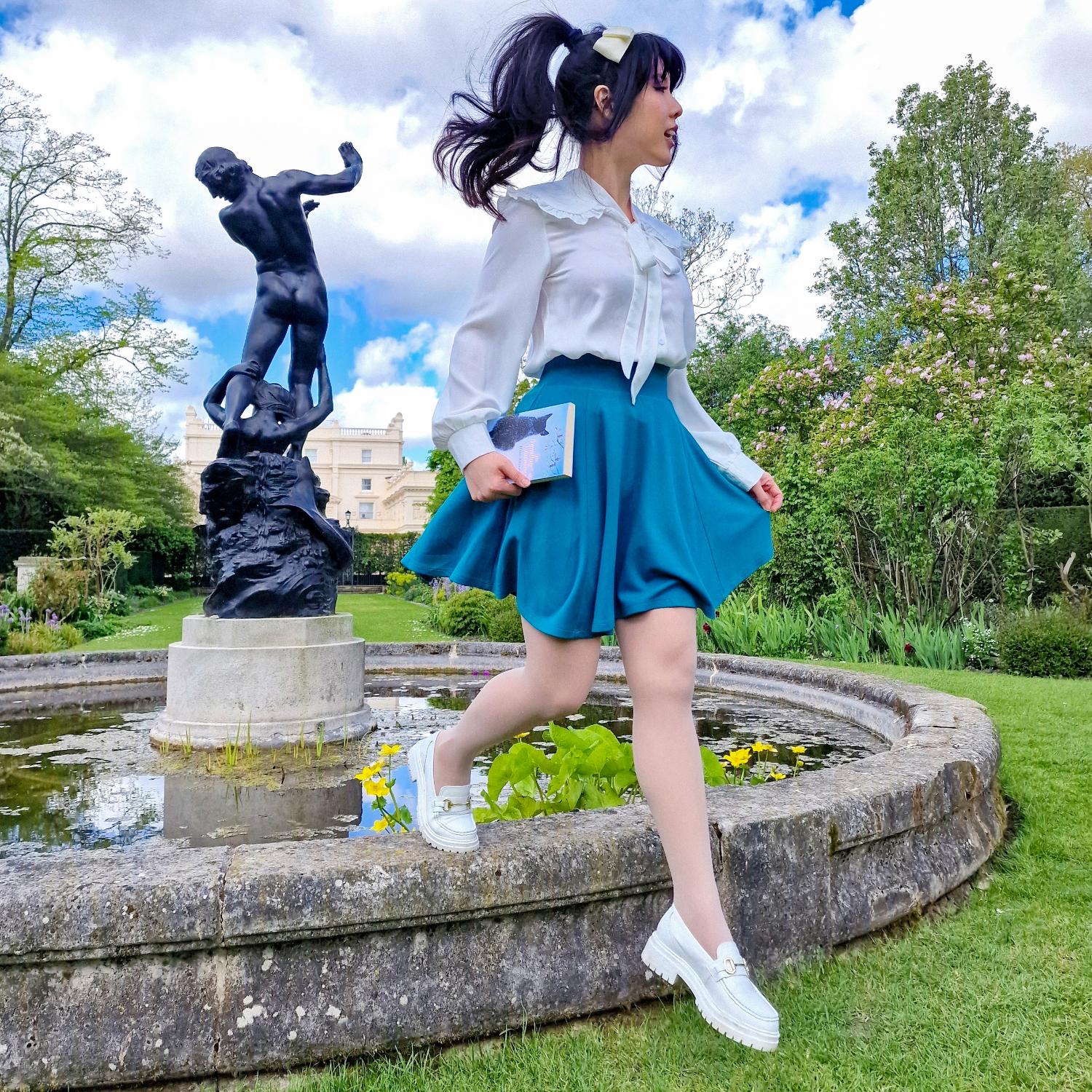 Mini-pomponrok - Ocean Teal