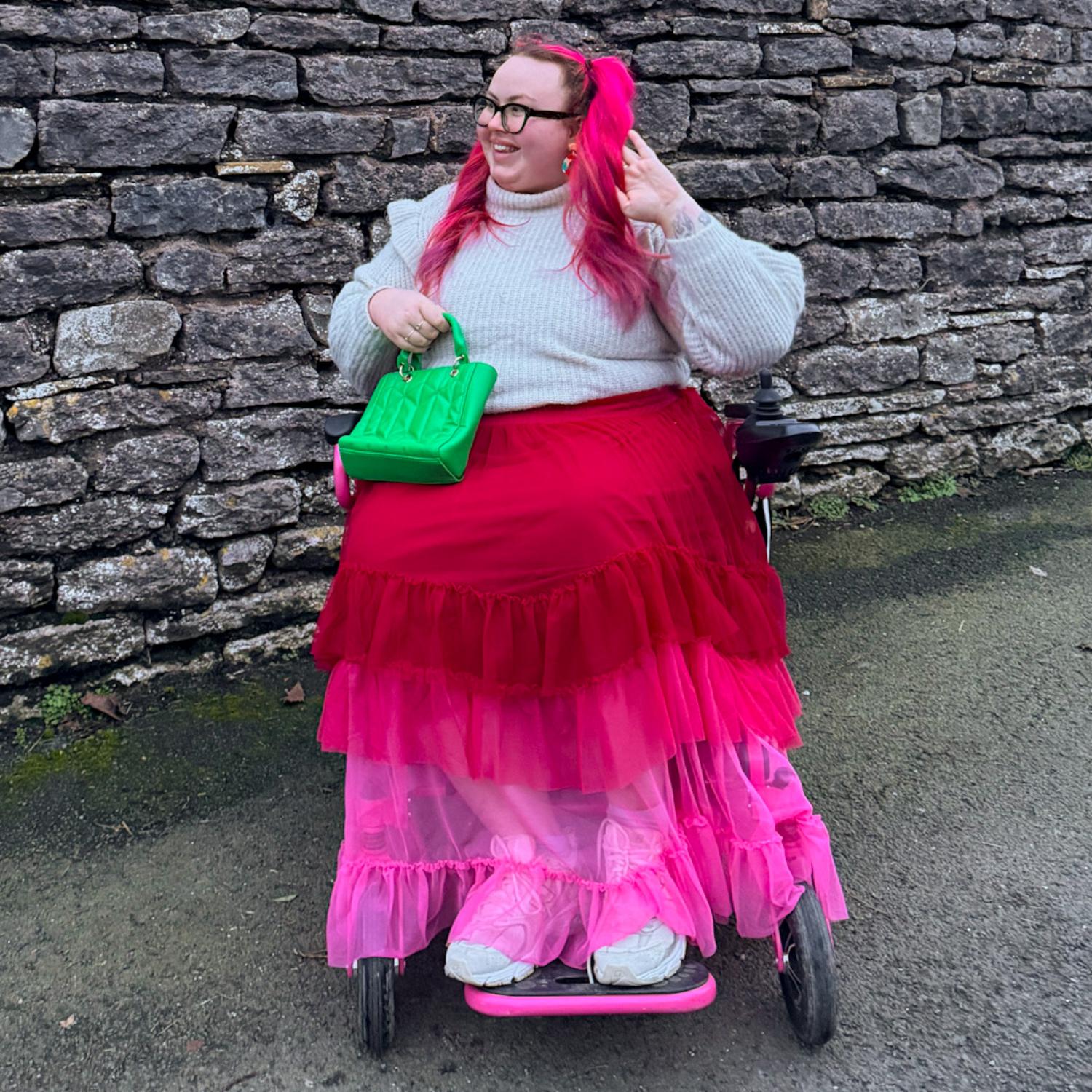 Mesh Maxi Skirt - Pirouette Ombre