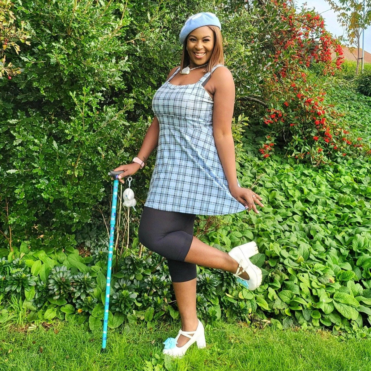 Blijf Kalm Capri Panty - Zwart