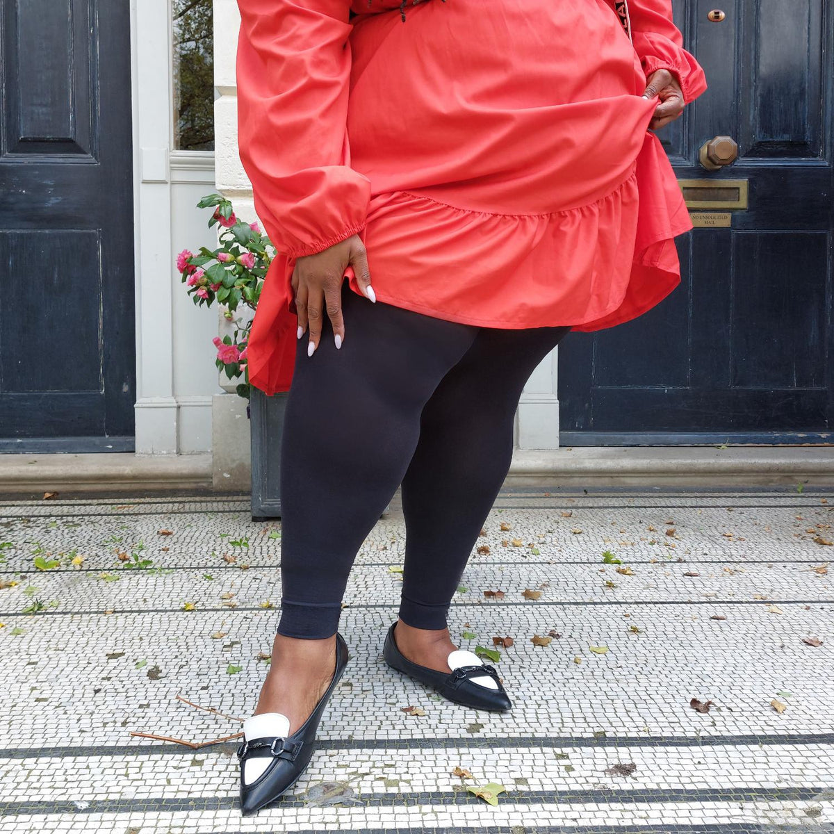 Medias sin pies Stay Cool de 80 deniers - Negro
