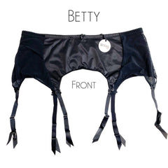 Black Suspender Belt - Betty