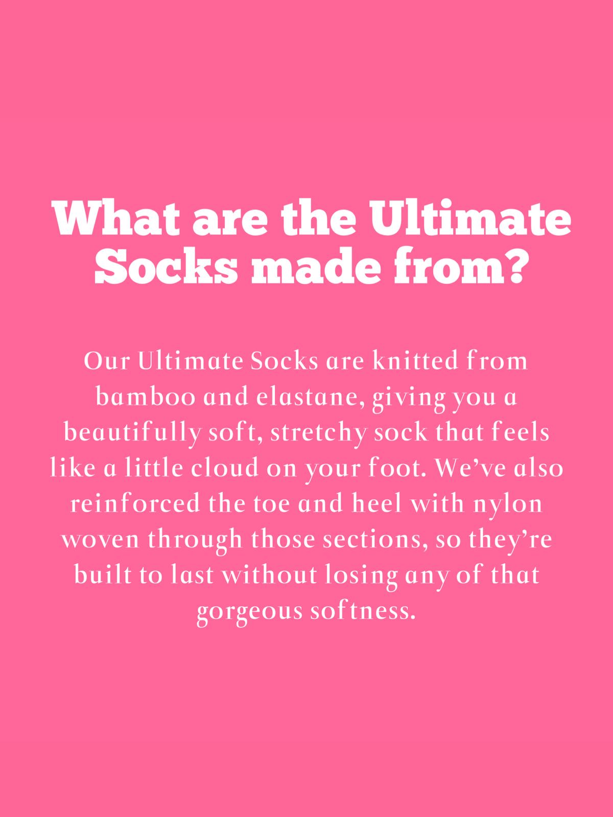 Ultimate Bamboo Ankle Socks - Happy Feet 4 Pair Bundle